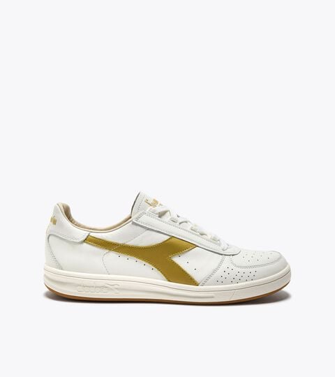 Sneaker Heritage aus Leder - F&uuml;r alle Geschlechter B.ELITE '84 ITALIA WEISS/GOLD BRAUN - Diadora