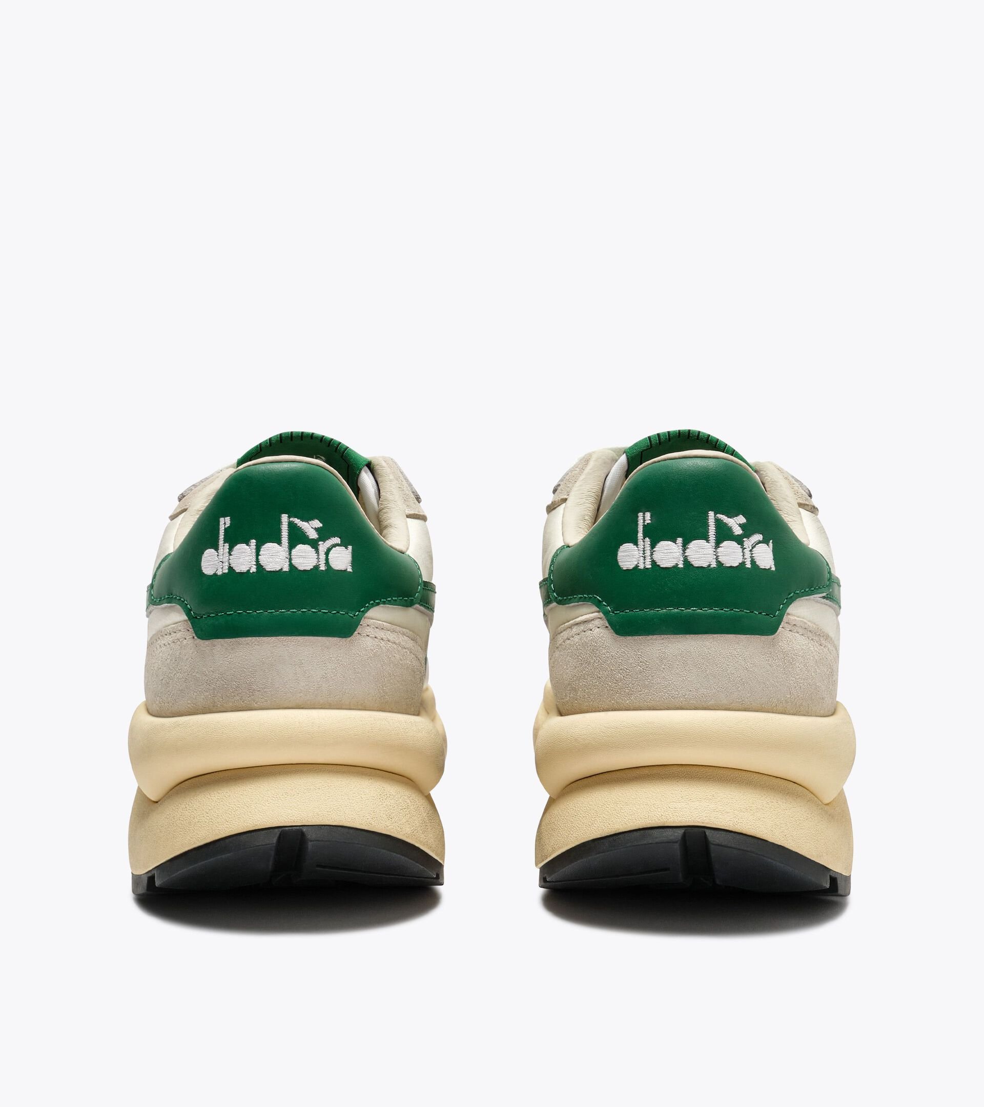 Heritage Leather Sneakers - Women&rsquo;s
 MERCURY ELITE SPRINT SW WHITE/VERDANT GREEN - Diadora