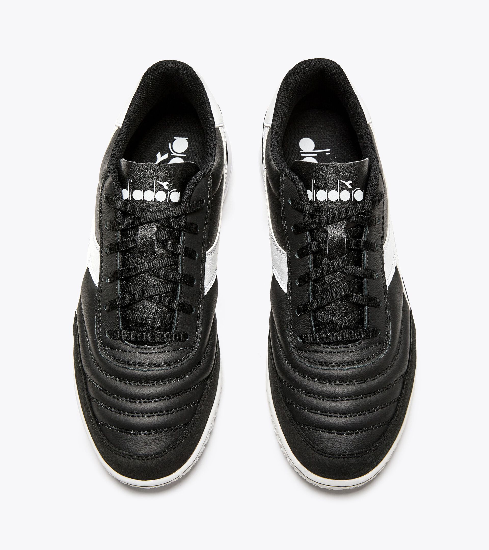 Futsal boots - Specific outsole for indoor ground - Men's CALCETTO GR LT ID BLACK /WHITE - Diadora