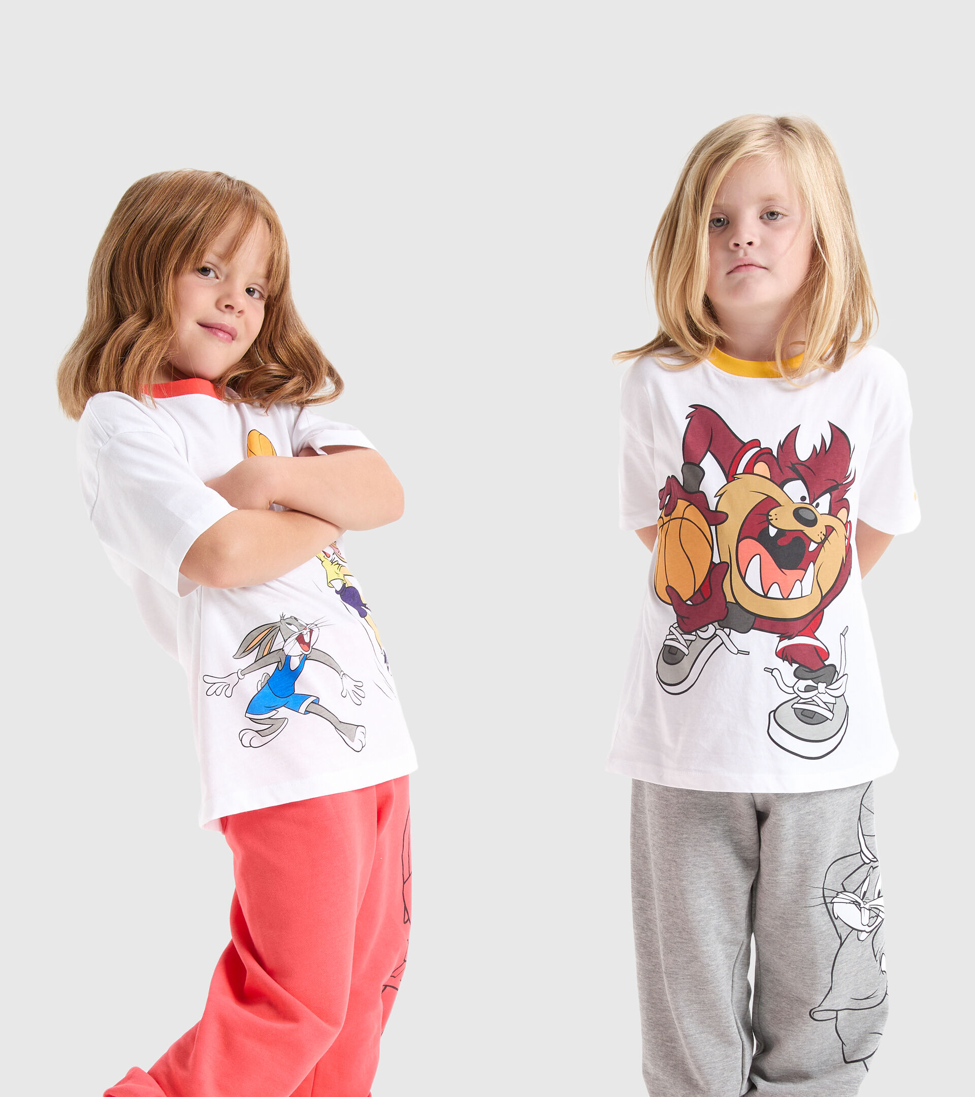 Sports T-shirt - Kids JU.T-SHIRT SS WB SPECTRA YELLOW - Diadora