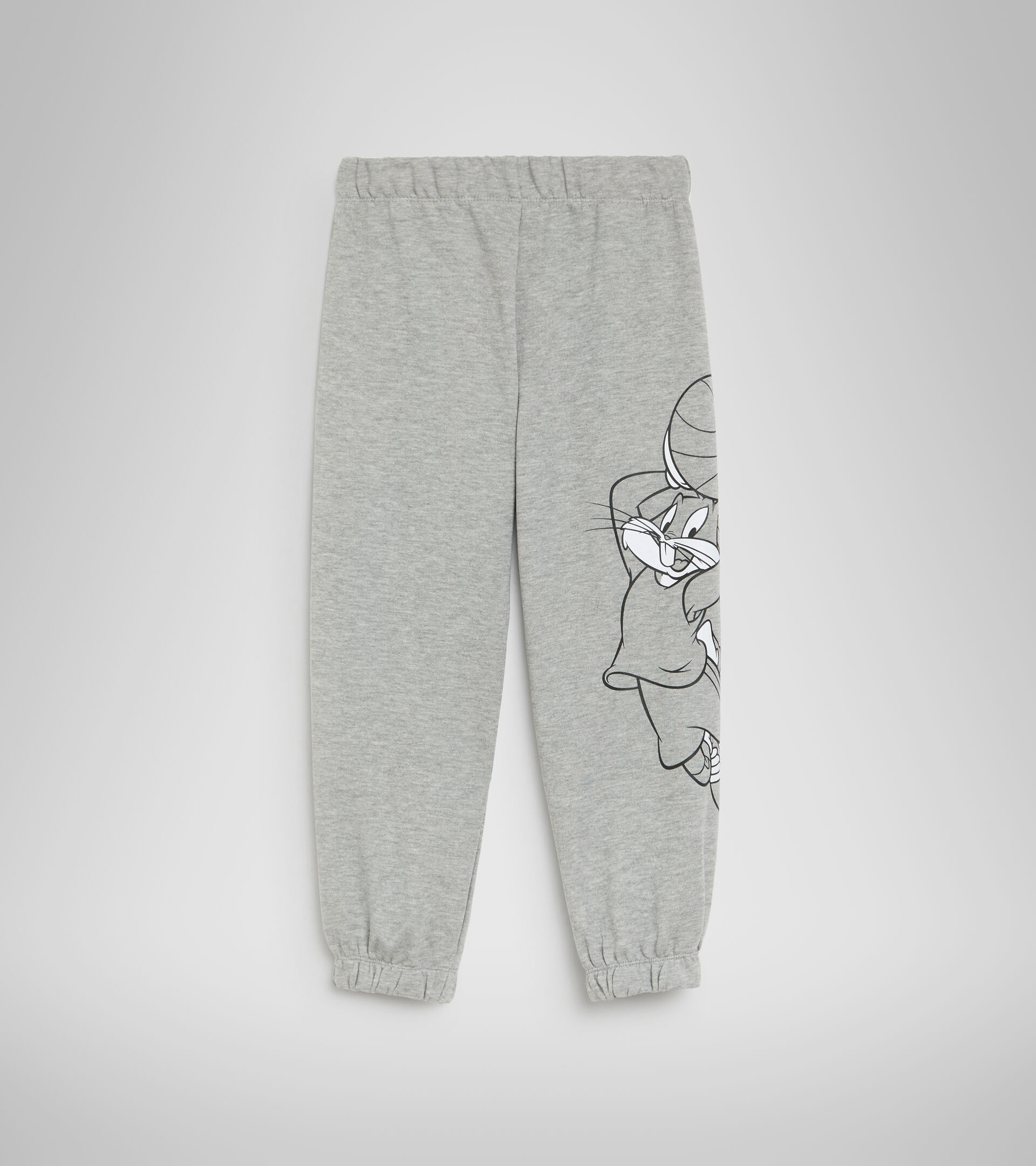 Jogginghose aus Baumwoll-Frottee - Kinder JU.JOGGER PANT WB LICHT MITTELGRAU MELANGE - Diadora