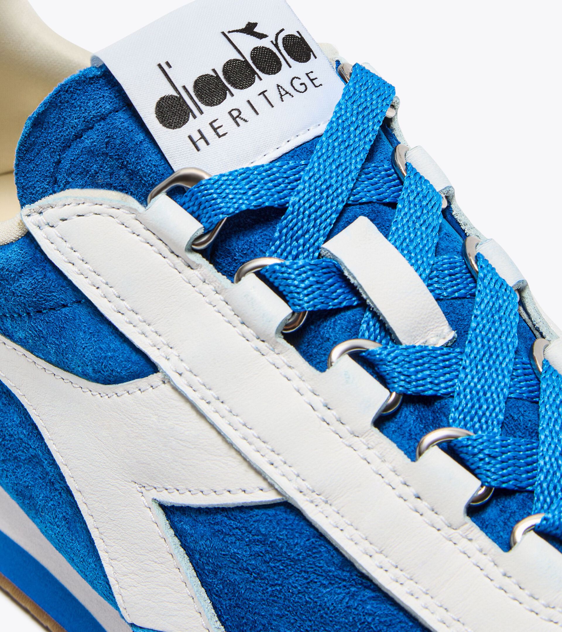 Sneaker Heritage in pelle profilo basso - Per ogni genere EQUIPE '75 SW BLU MICRO - Diadora