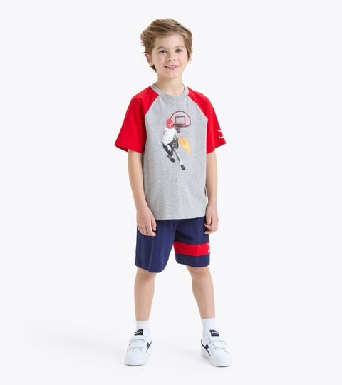 Sport set - Boys JB.SET SS SPORT ART LIGHT MIDDLE GRAY MELANGE - Diadora