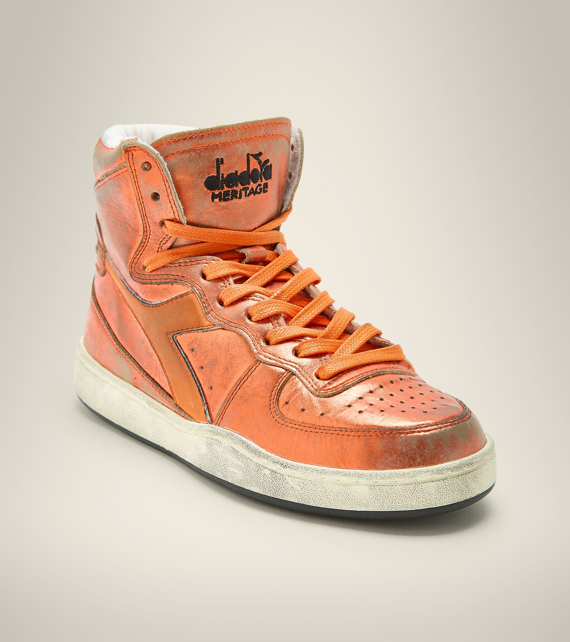 Zapatilla Heritage - Unisex MI BASKET METAL USED ROSA CORAL - Diadora