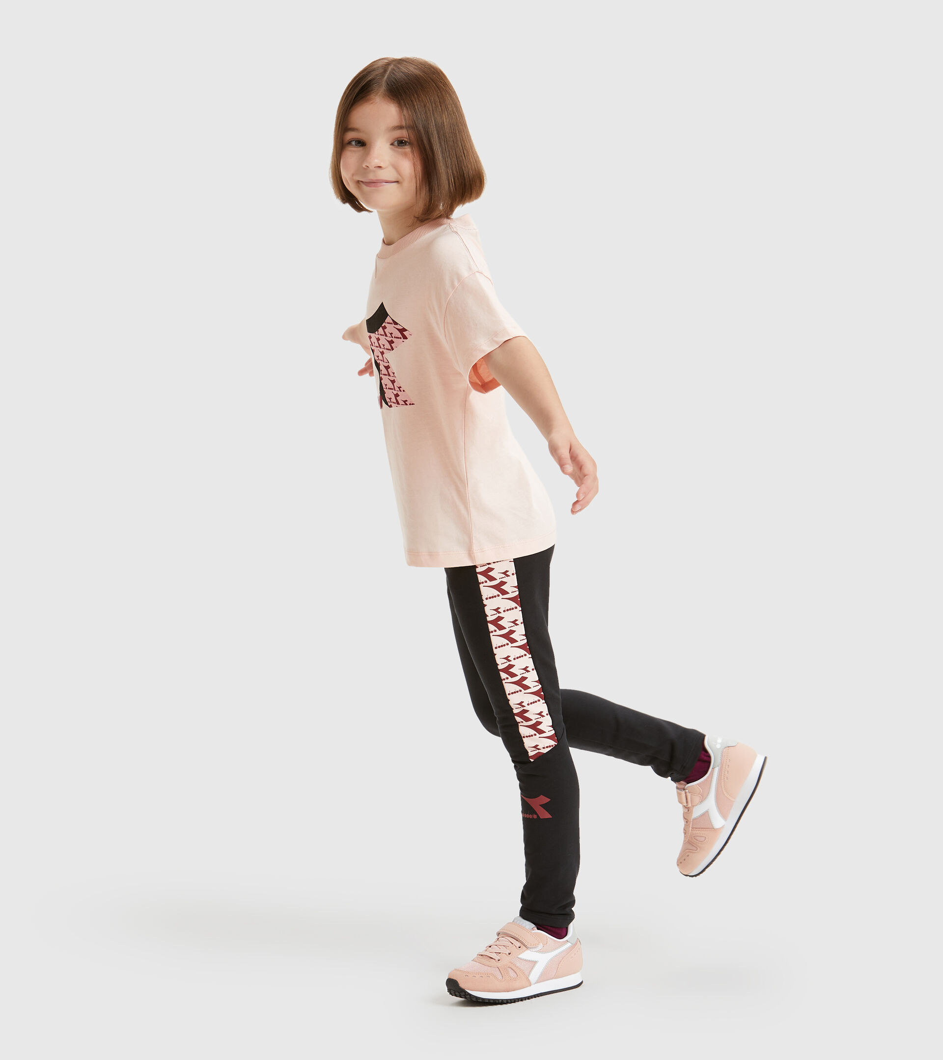 T-shirt - Kids JU.SS T-SHIRT CUBIC VEILED PINK - Diadora
