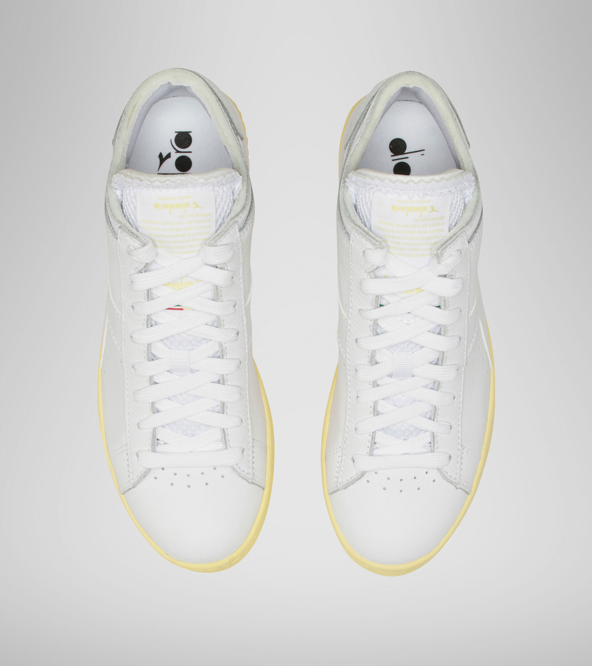 Sports shoe - Women GAME L ROW CUT SOLE BLOCK WN WHITE/POPCORN - Diadora