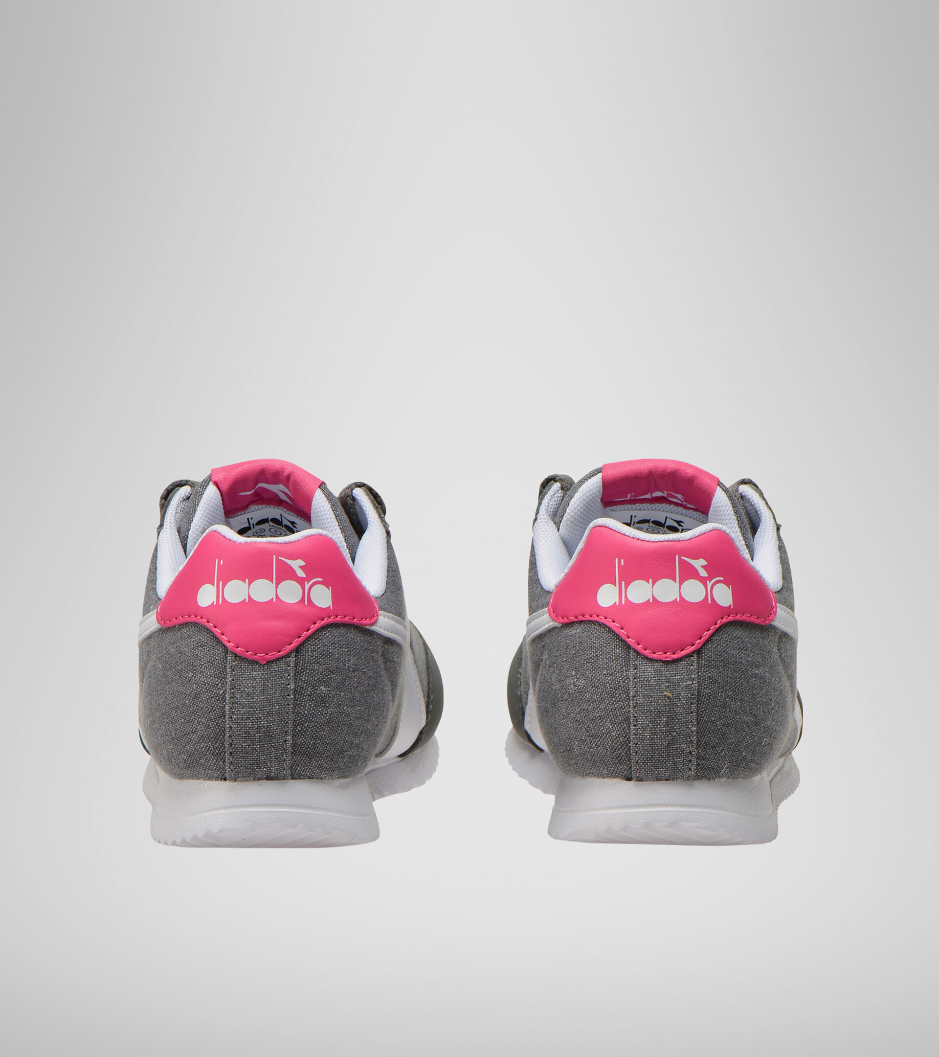 Sports shoes - Youth 8-16 years JOG LIGHT GS CHARCOAL GRAY/FANDANGO PINK - Diadora