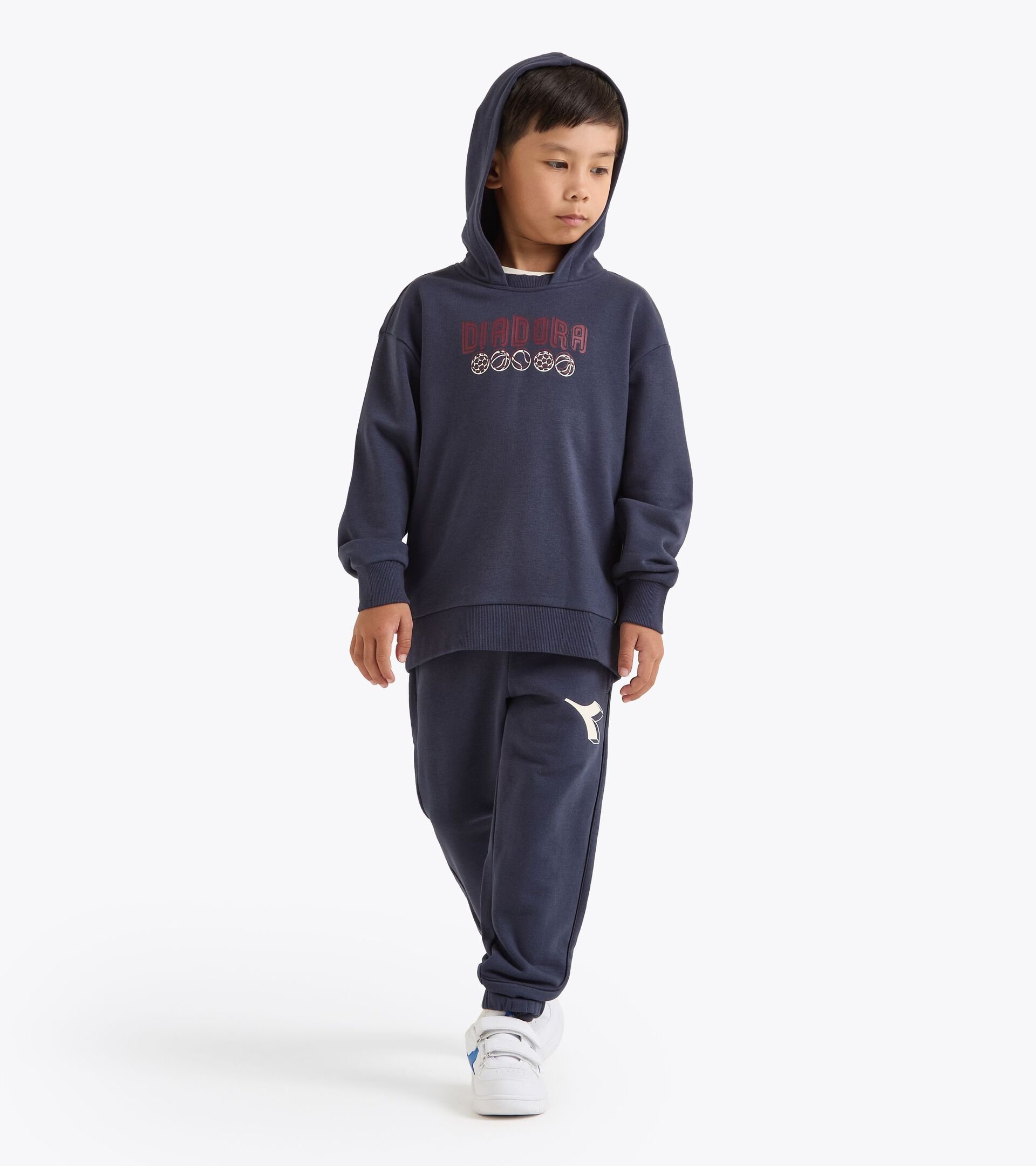 Sudadera con capucha - Corte holgado - Niños/Adolescentes
 JB. HOODIE AZUL NOCHE - Diadora