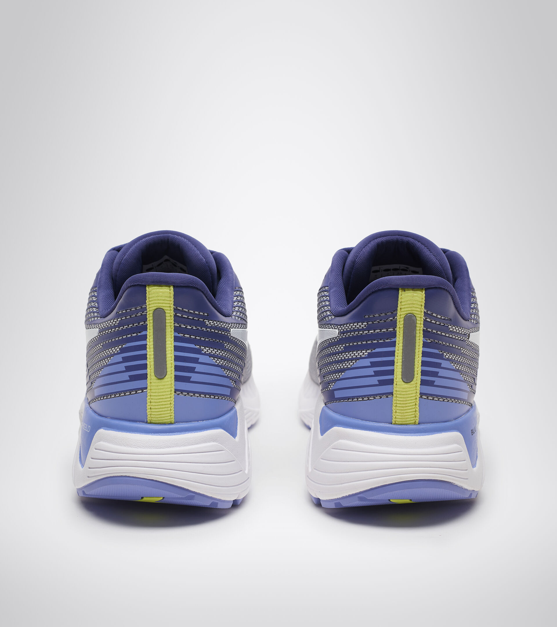 Scarpa da running - Donna MYTHOS BLUSHIELD VIGORE W BIANCO/BLU CUPO/GIALLO NEON - Diadora