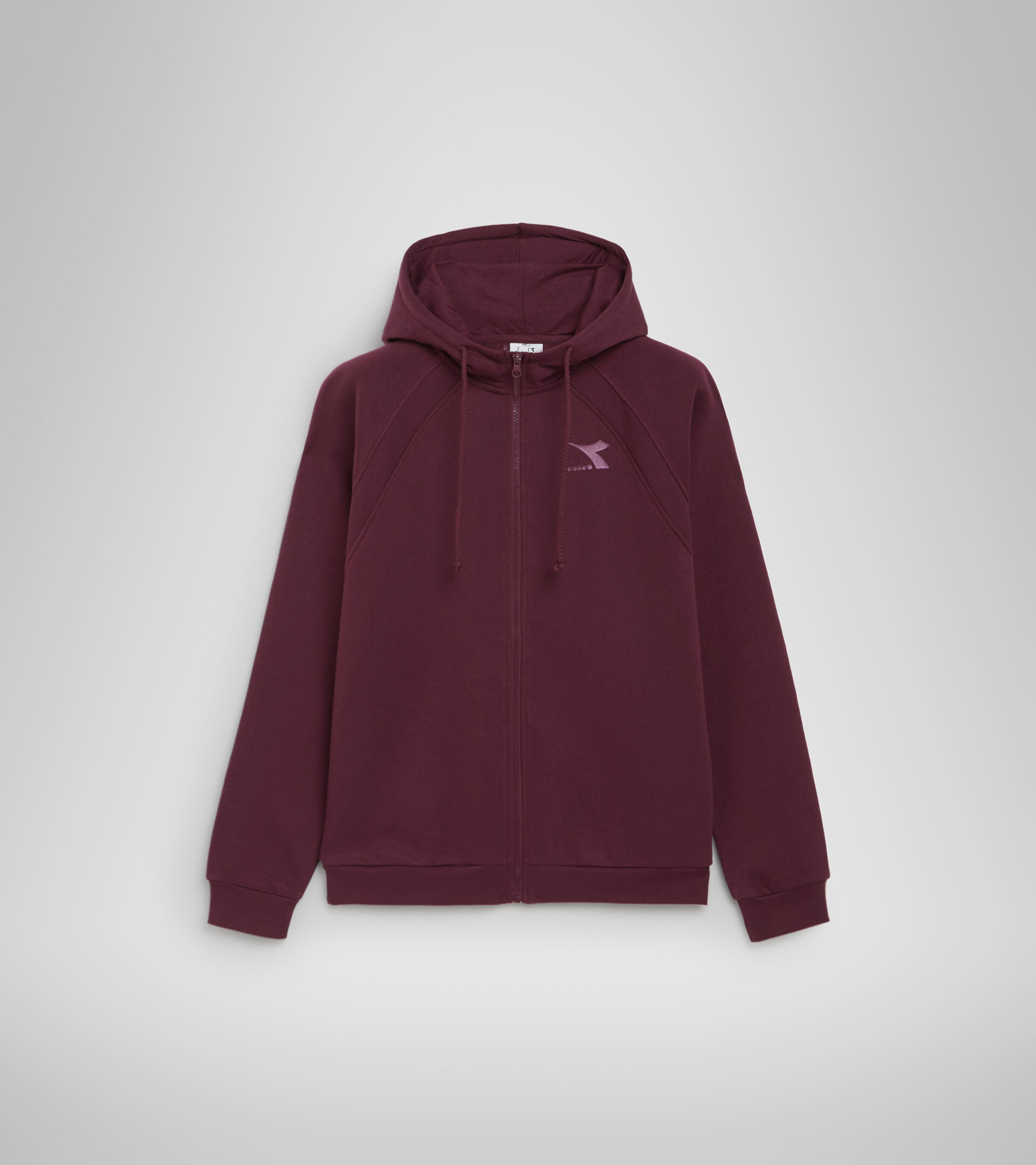 Sweat-shirt à capuche - Femme L.HOODIE FZ CHROMIA VIOLETS ECRASE - Diadora