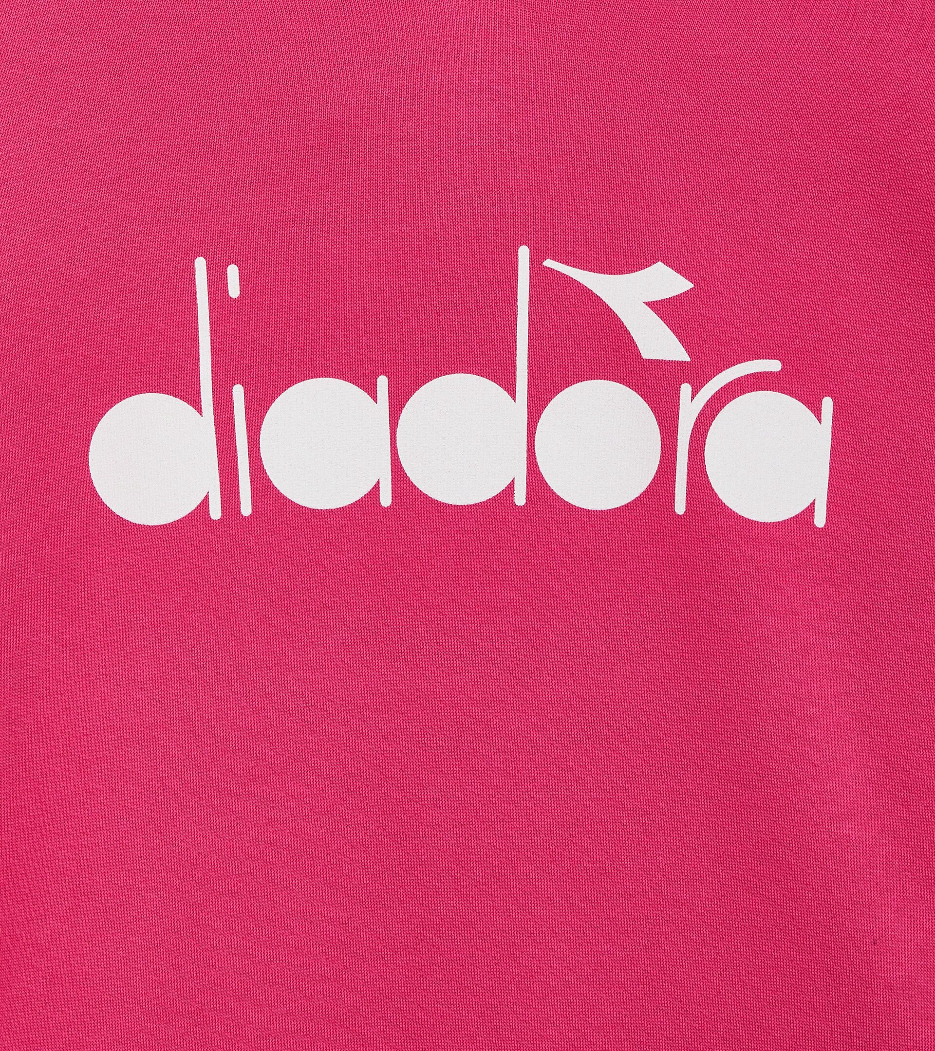 Sweat-shirt de sport à capuche - Made in Italy - Gender Neutral HOODIE LOGO FRAMBOISE SORBET - Diadora