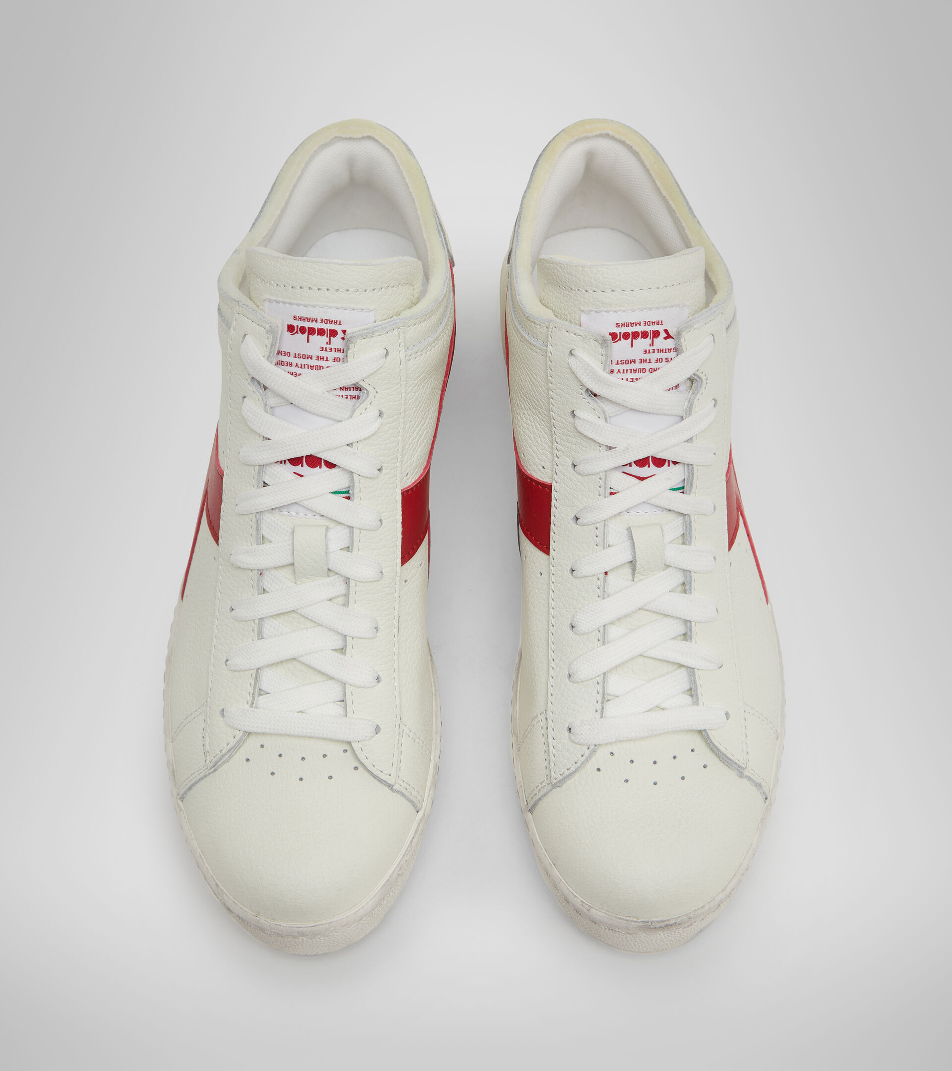 Footwear Sportswear UNISEX GAME L WAXED ROW CUT BLANCO/NARANJA.COM Diadora