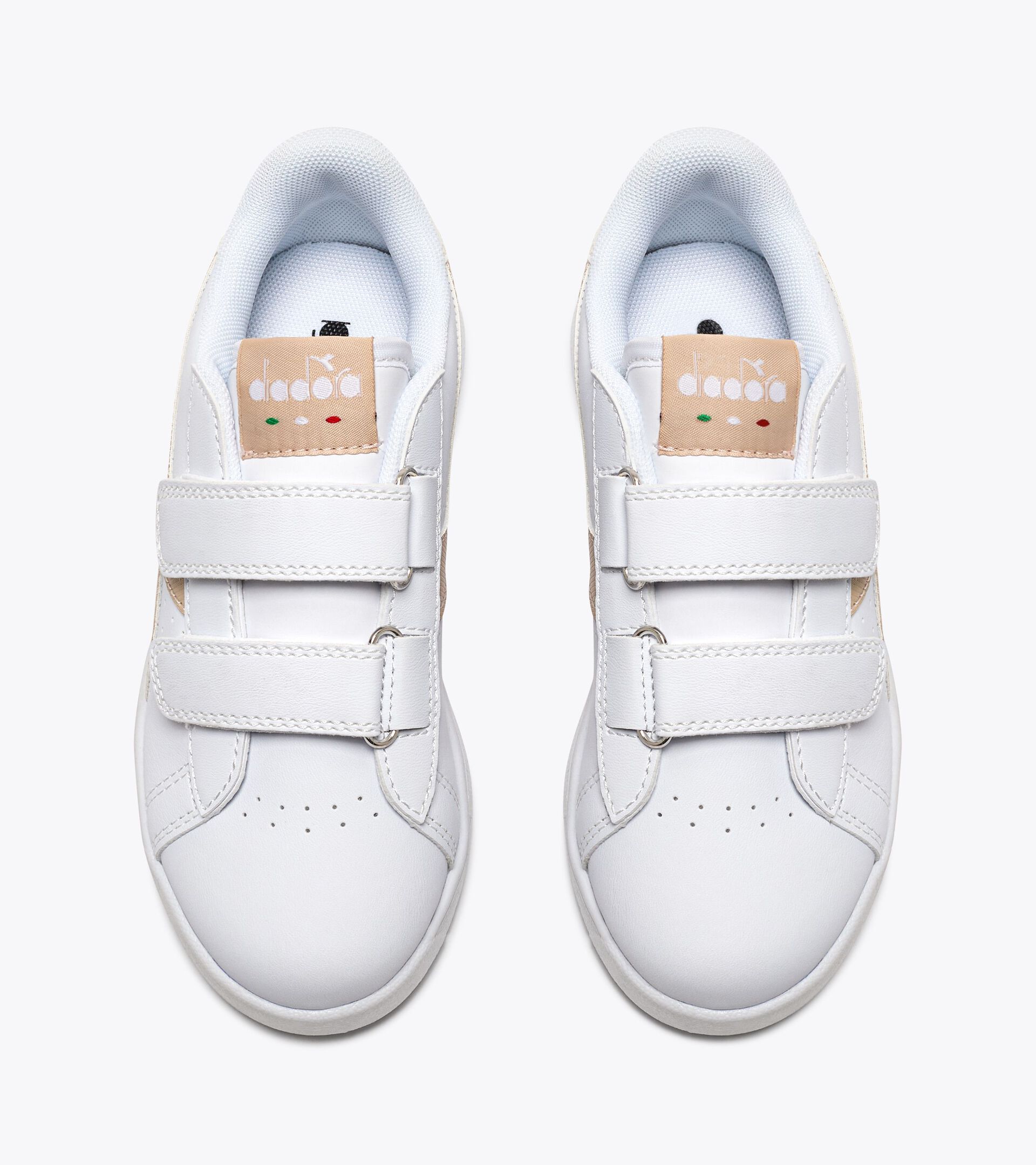 Sports shoes - Kids 4-8 years GAME P PS GIRL WHITE/WHISPER PINK - Diadora