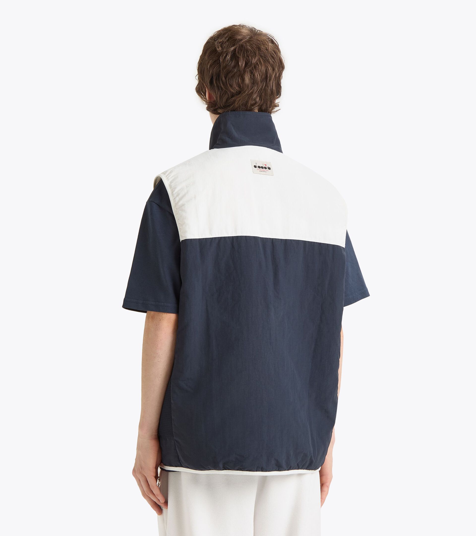 Legacy windproof vest - Made in Italy - All-Gender VEST INSULATED LEGACY BLUE DENIM - Diadora