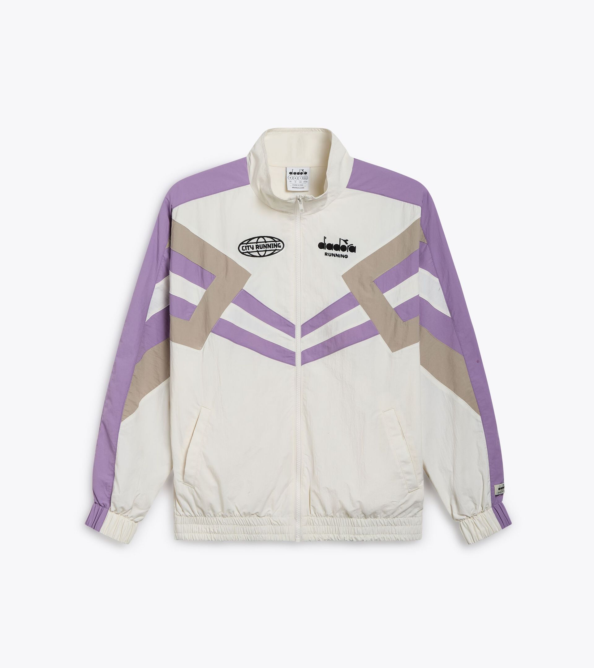 Track Jacket - made in Italy - genderneutral TRACK JACKET MILL CITY WISPERN WEISS - Diadora
