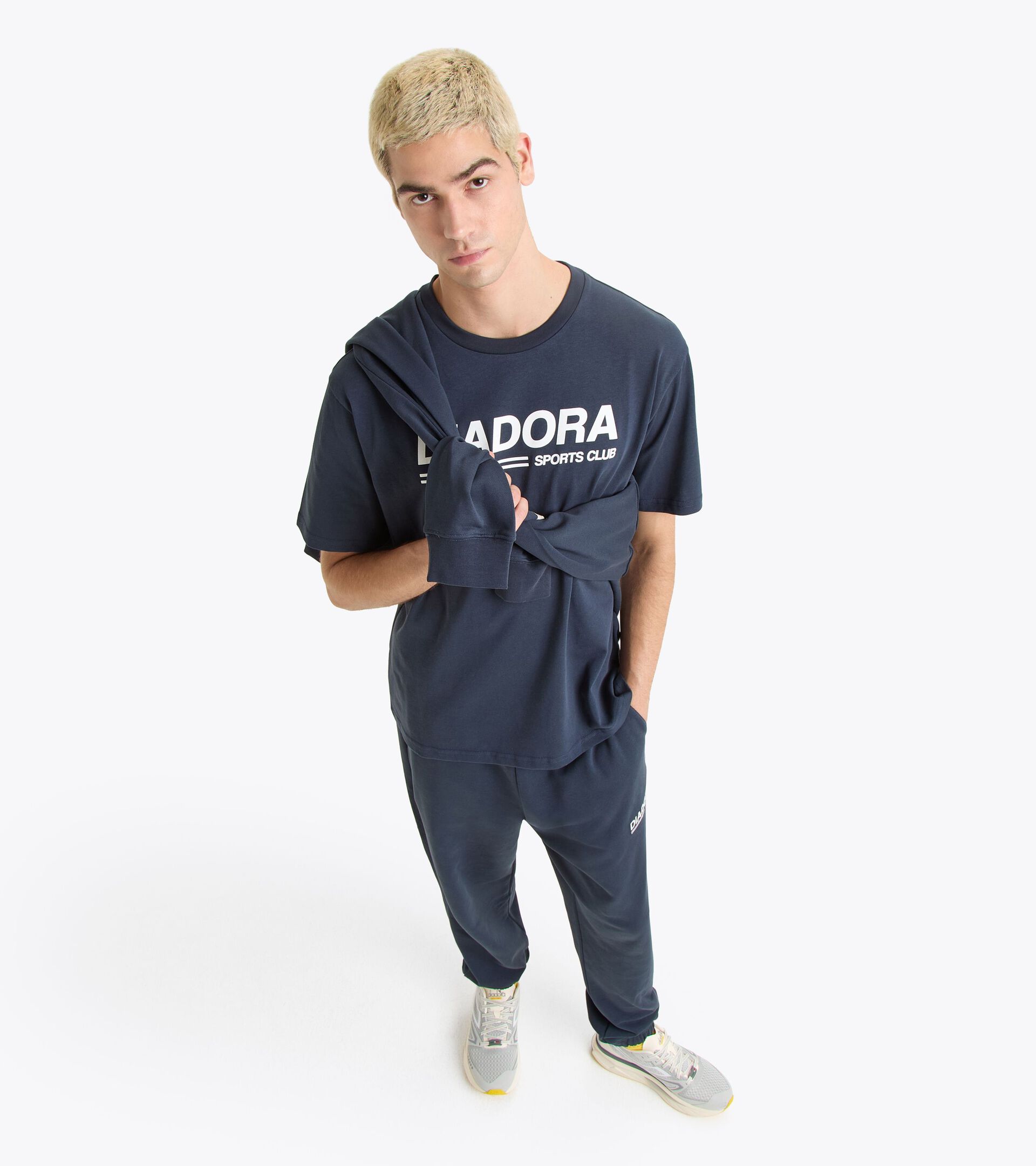 T-shirt and tank top - Made in Italy - All-Gender
 T-SHIRT SS LEGACY BLUE DENIM - Diadora