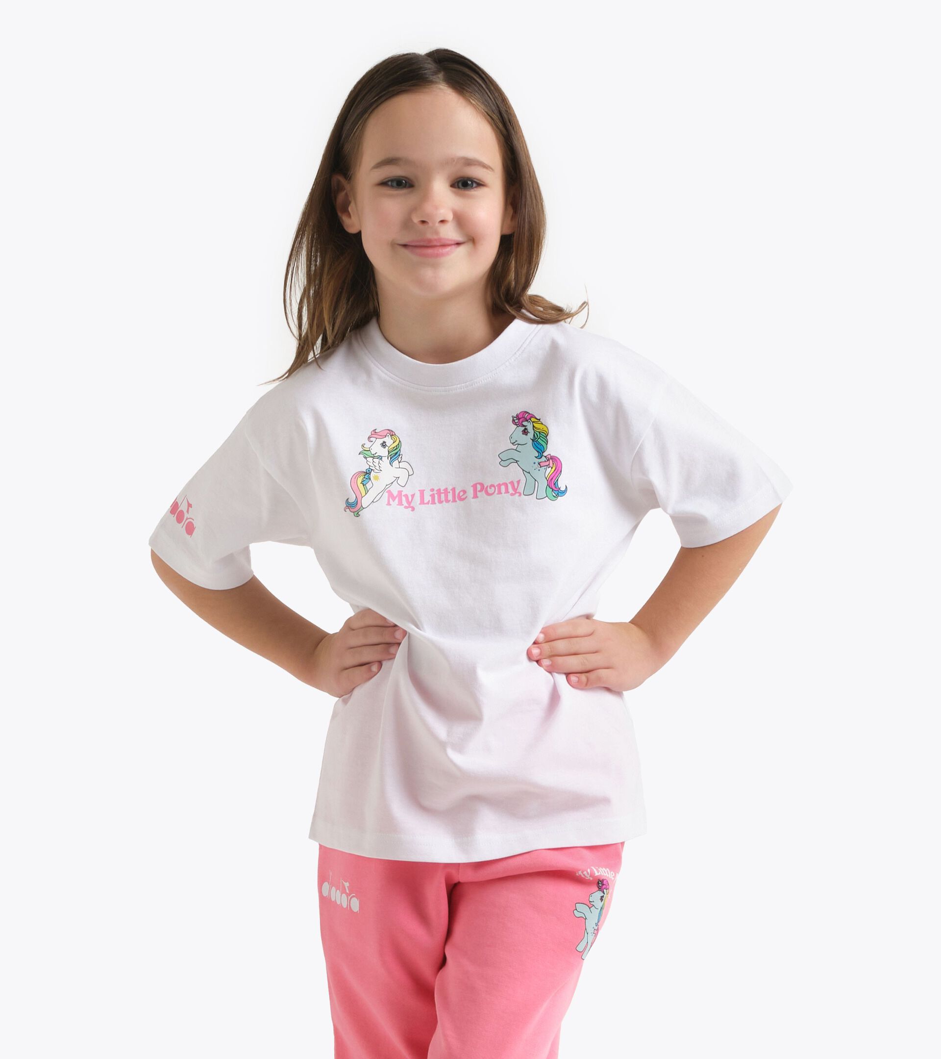 T-Shirt My Little Pony - M&auml;dchen und Jungen JU. T-SHIRT SS MY LITTLE PONY STRAHLEND WEISSE - Diadora