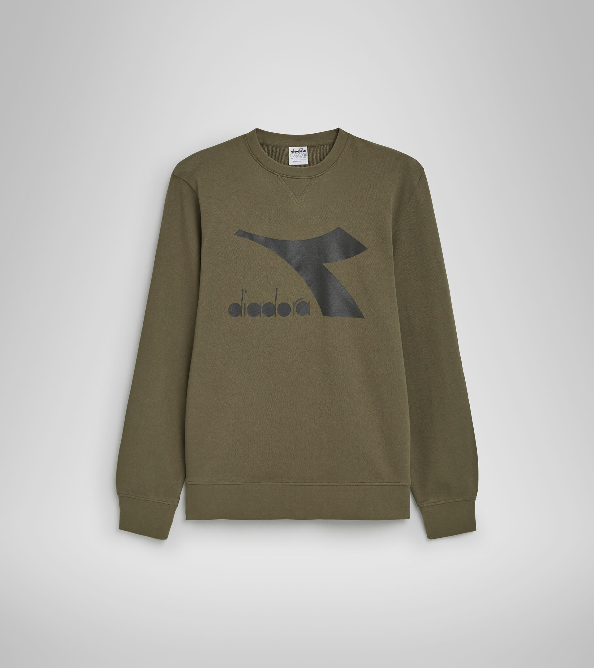 Sudadera deportiva - Hombre SWEATSHIRT CREW CHROMIA OLIVA MILITAR - Diadora