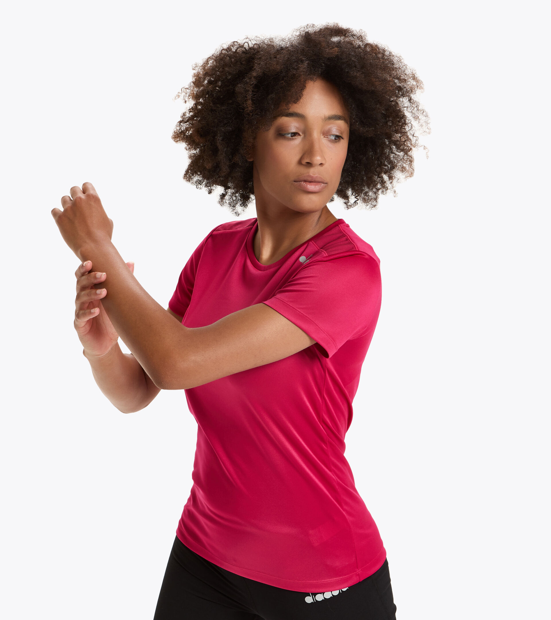 Running T-shirt - Women L. SS CORE TEE JAZZY - Diadora