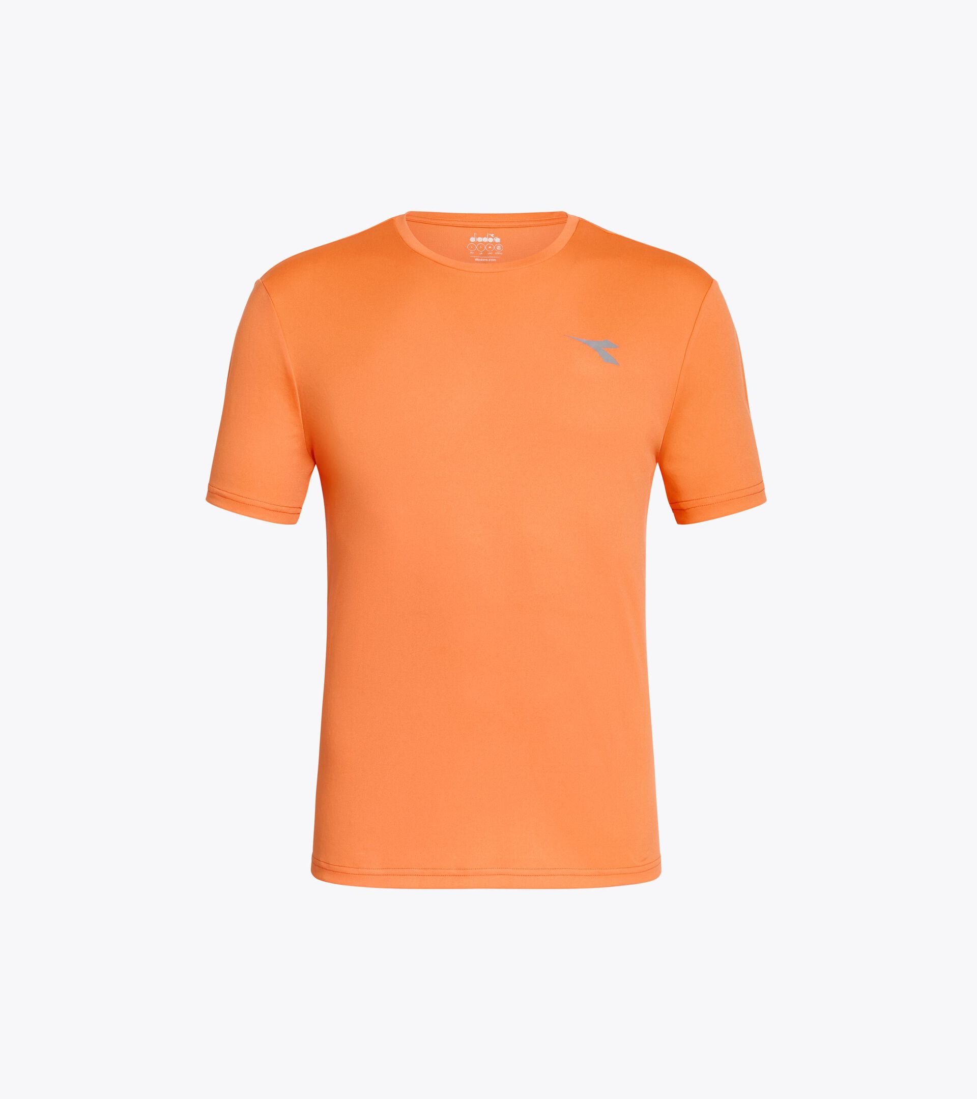 Camiseta deportiva - Hombre SS T-SHIRT RUN NARANJA NECTARINA - Diadora