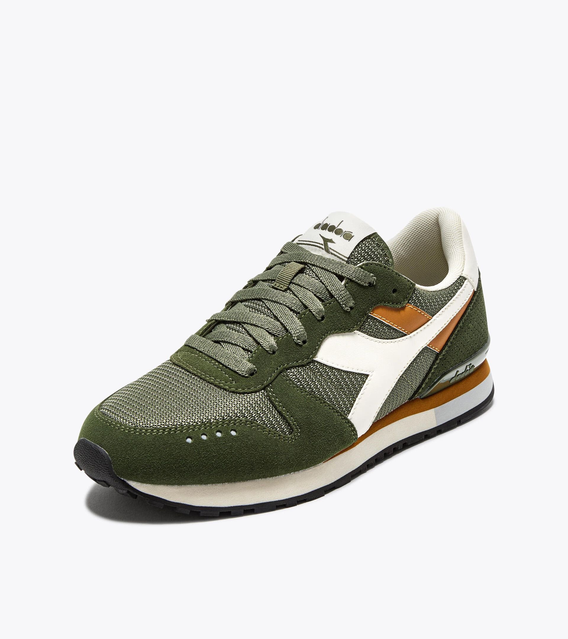 Suede leather sneaker - All-gender
 CAMARO M2 GREEN OLIVINE - Diadora