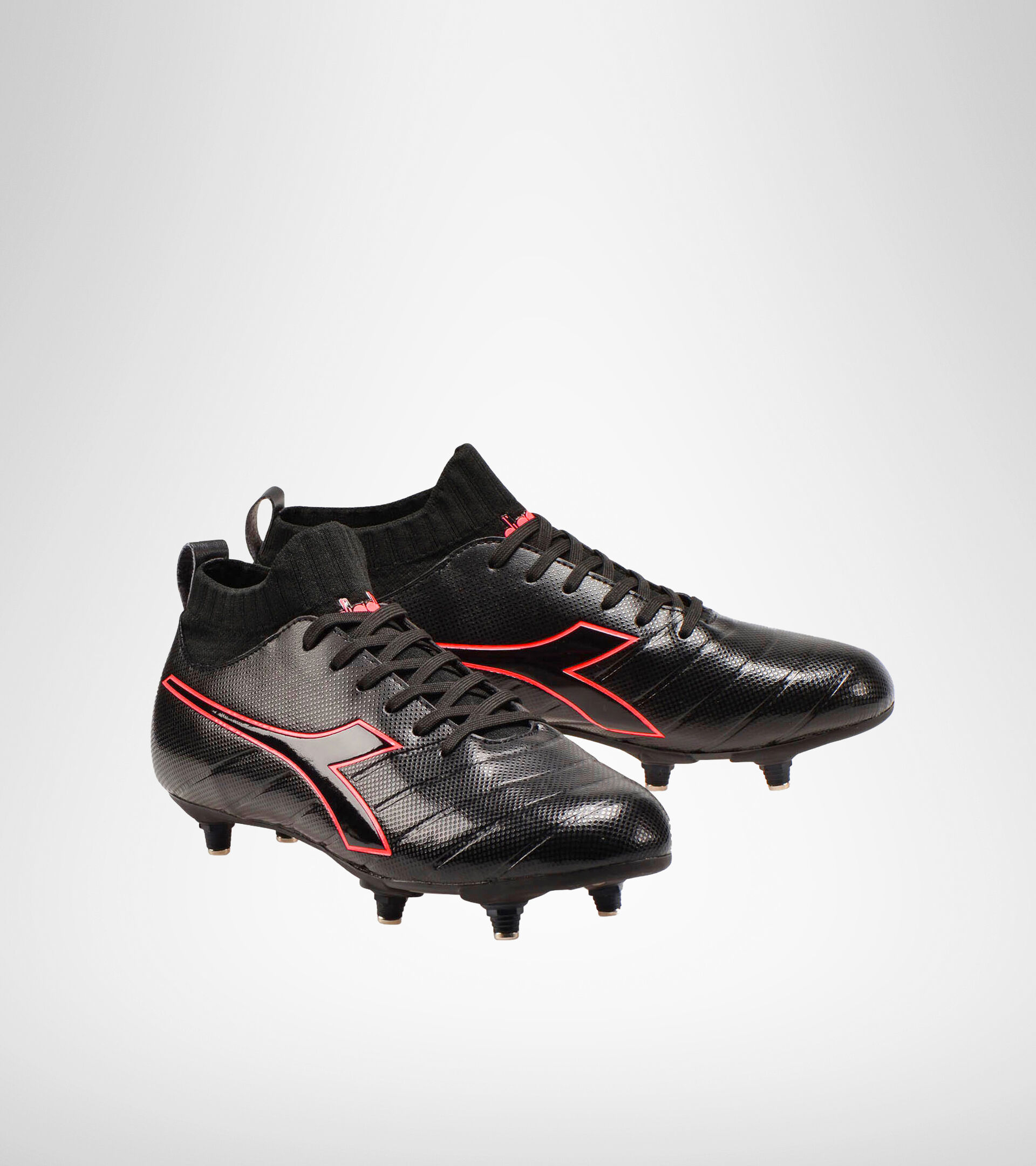 Footwear Sport UOMO BRASIL ELITE R SC NERO/ROSSO FLUO Diadora