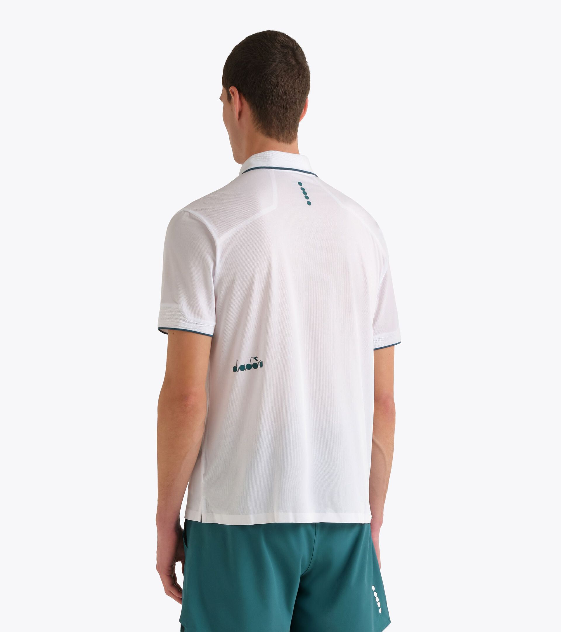 Polo de manga corta con tecnolog&iacute;a FIBRAZERO - Competici&oacute;n - Hombre SS POLO MATCH FIBRAZERO BLANCO VIVO - Diadora