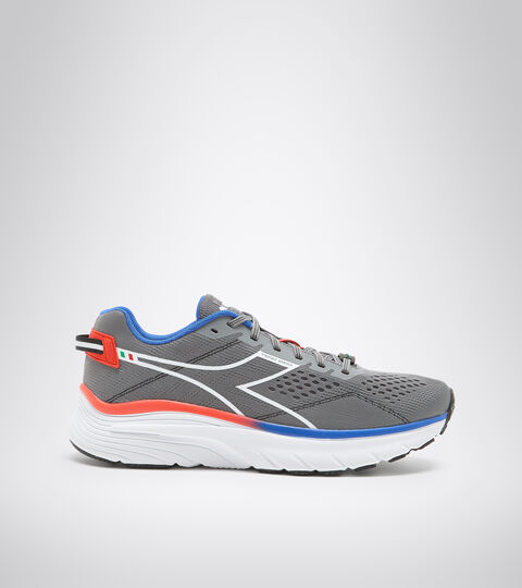 Laufschuhe Made in Italy - Herren EQUIPE ATOMO STAHLGRAU/WEISS - Diadora