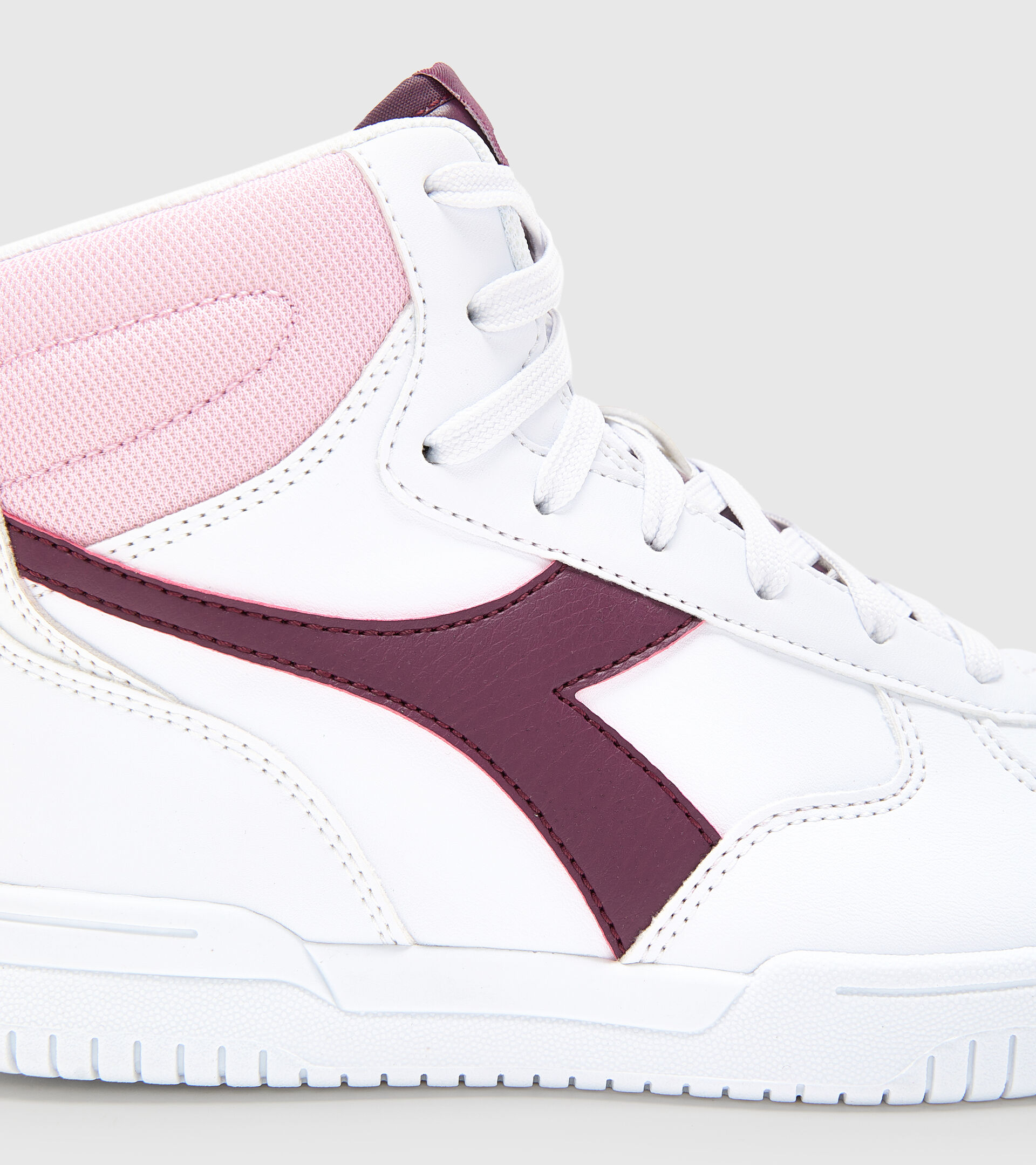 Zapatilla deportiva - Niños 8-16 años RAPTOR MID GS BLANCO/VINO D UVA - Diadora