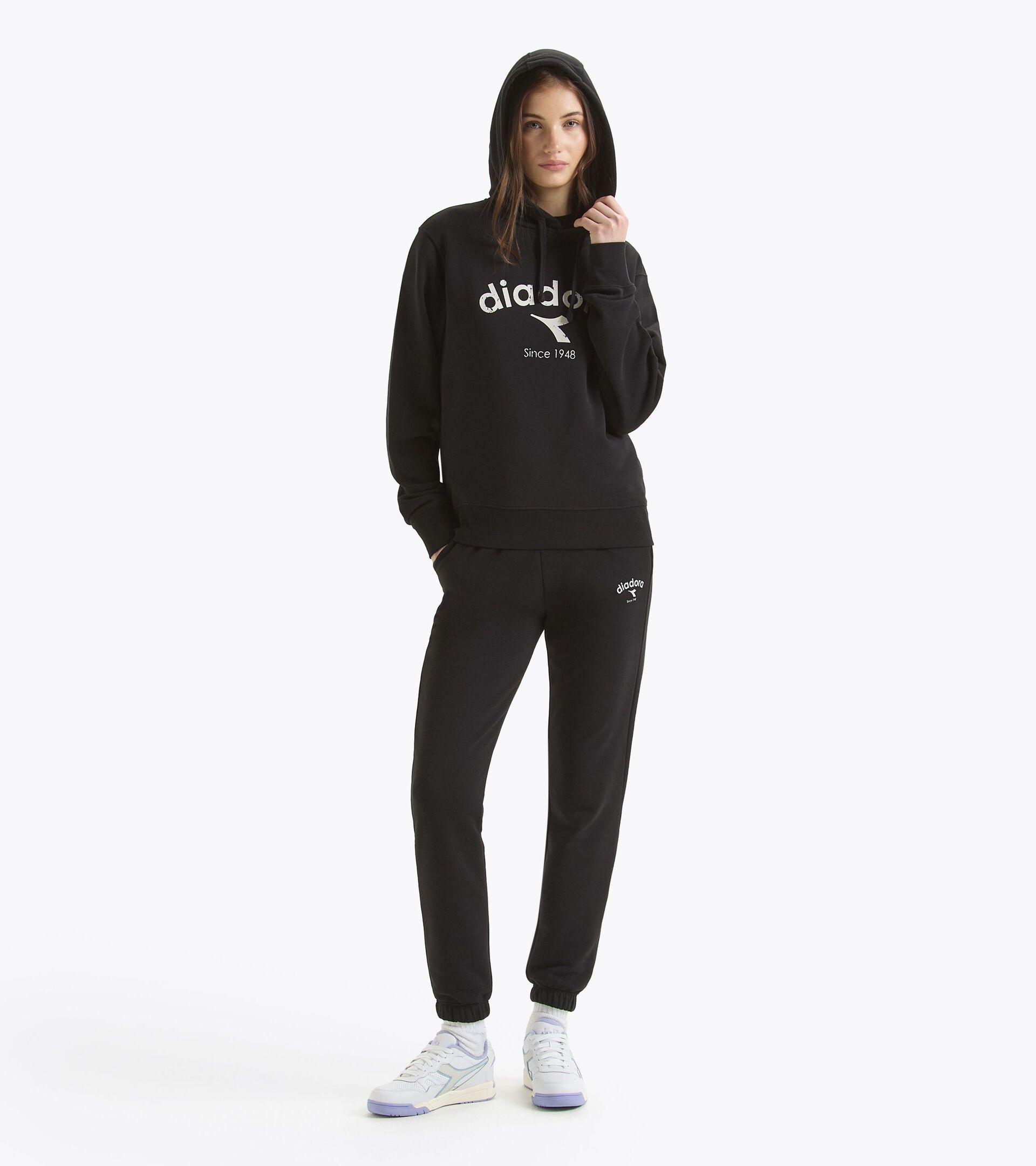 Sudadera con capucha - Gender neutral
 HOODIE ATHL. LOGO NEGRO - Diadora