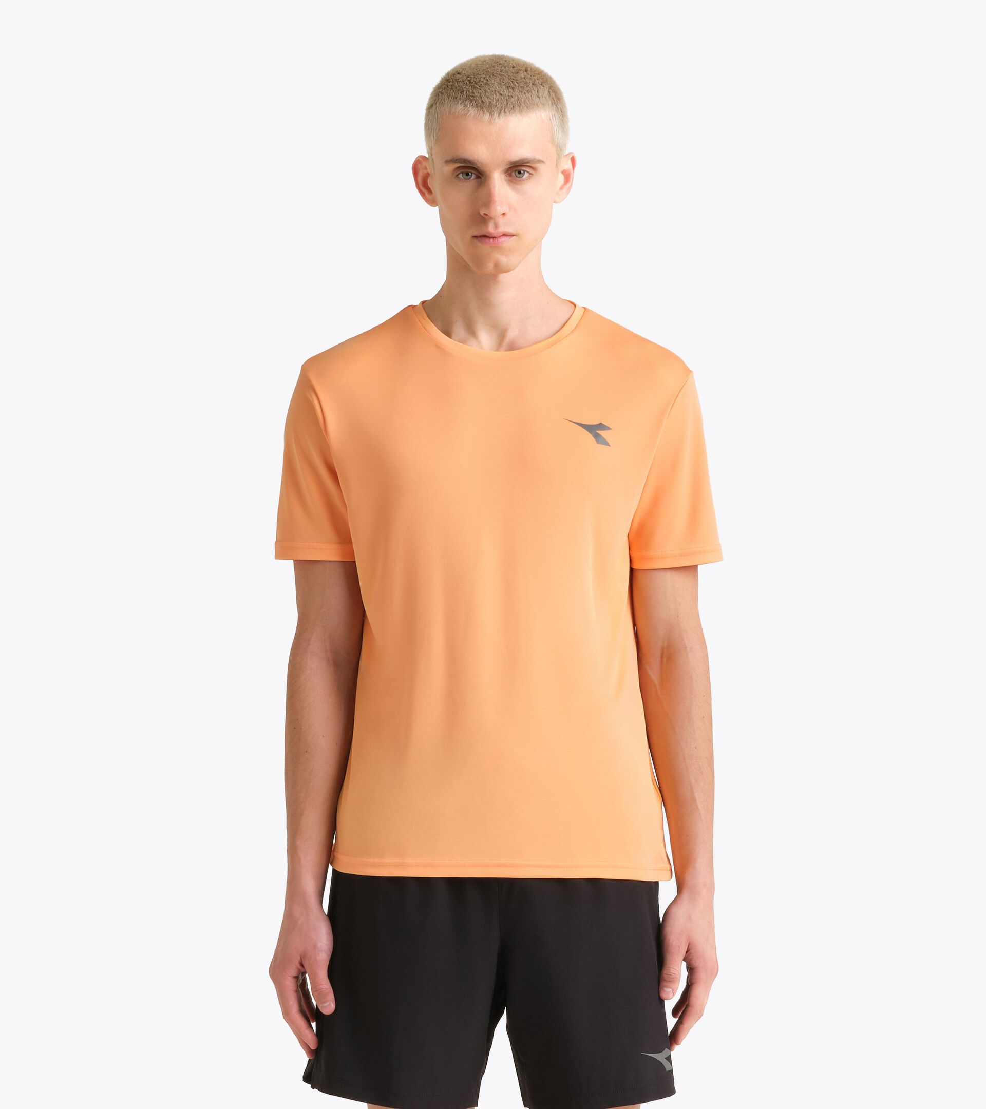 Sports t-shirt - Men SS T-SHIRT RUN PEACH COBBLER - Diadora