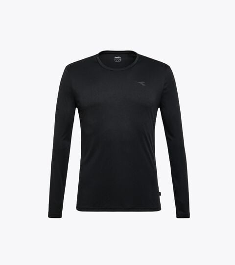 Long-sleeved shirt - Men LS T-SHIRT RUN BLACK - Diadora