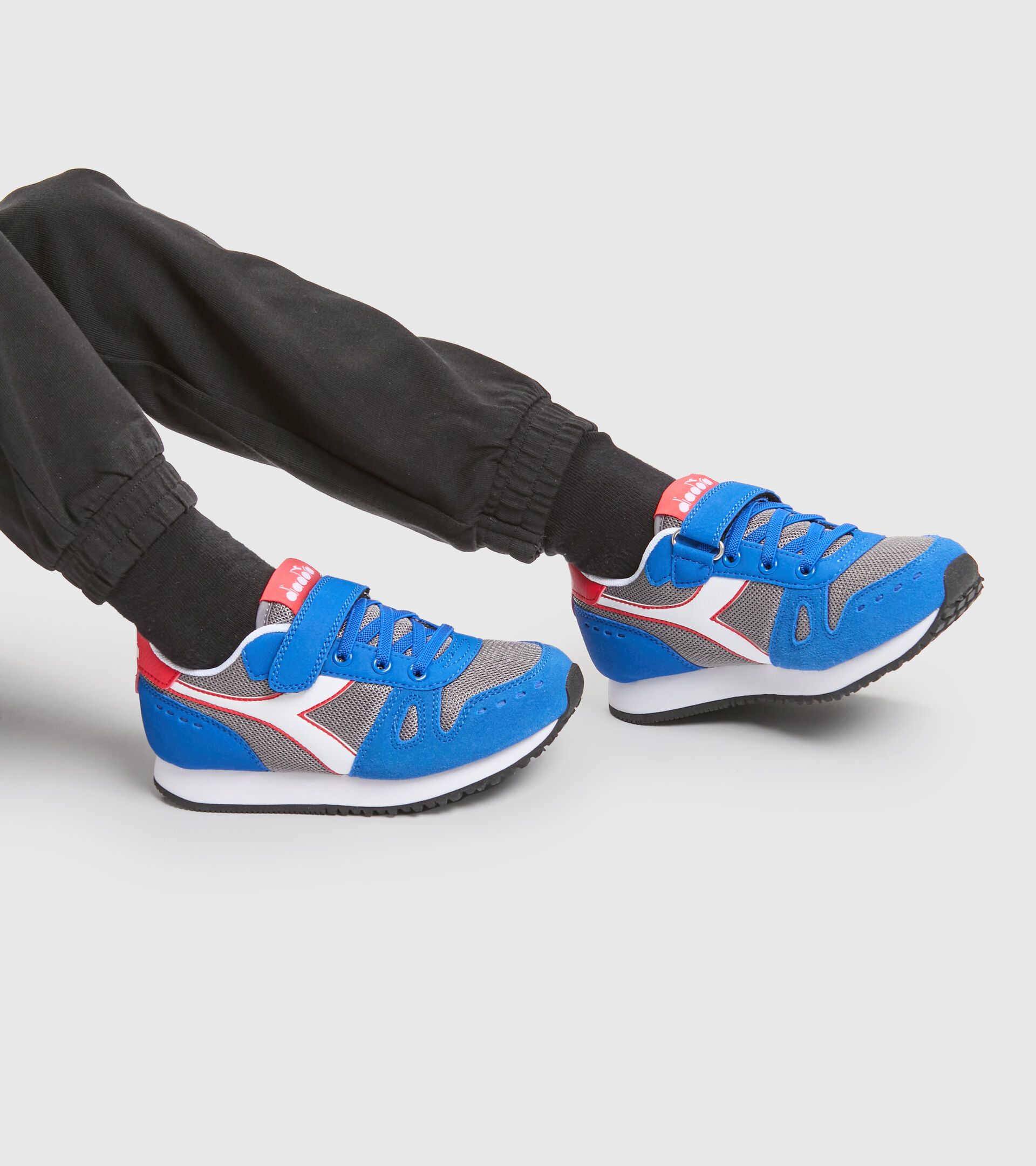 Sports shoes - Kids 4-8 years SIMPLE RUN PS IMPERIAL BLUE/WHITE - Diadora