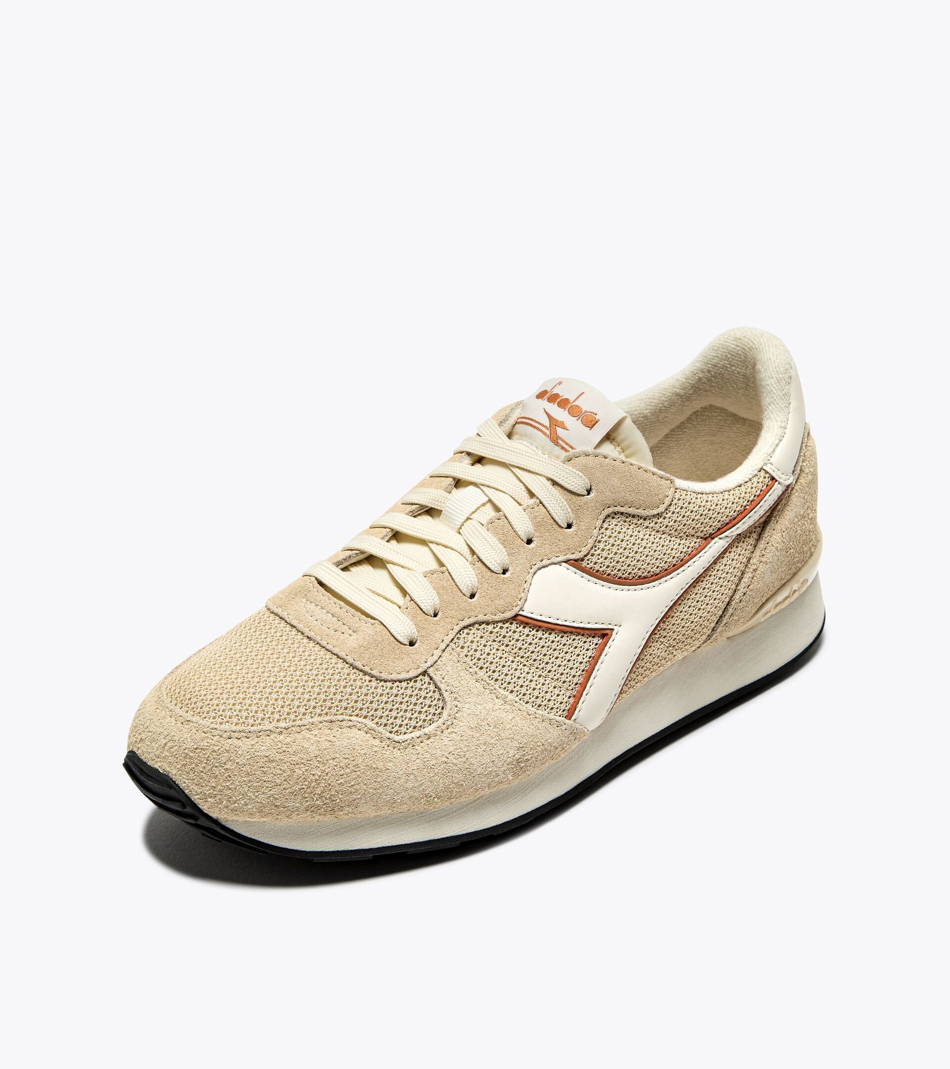 Suede leather sports sneakers - All-gender CAMARO HAIRY BEIGE BISCUIT - Diadora