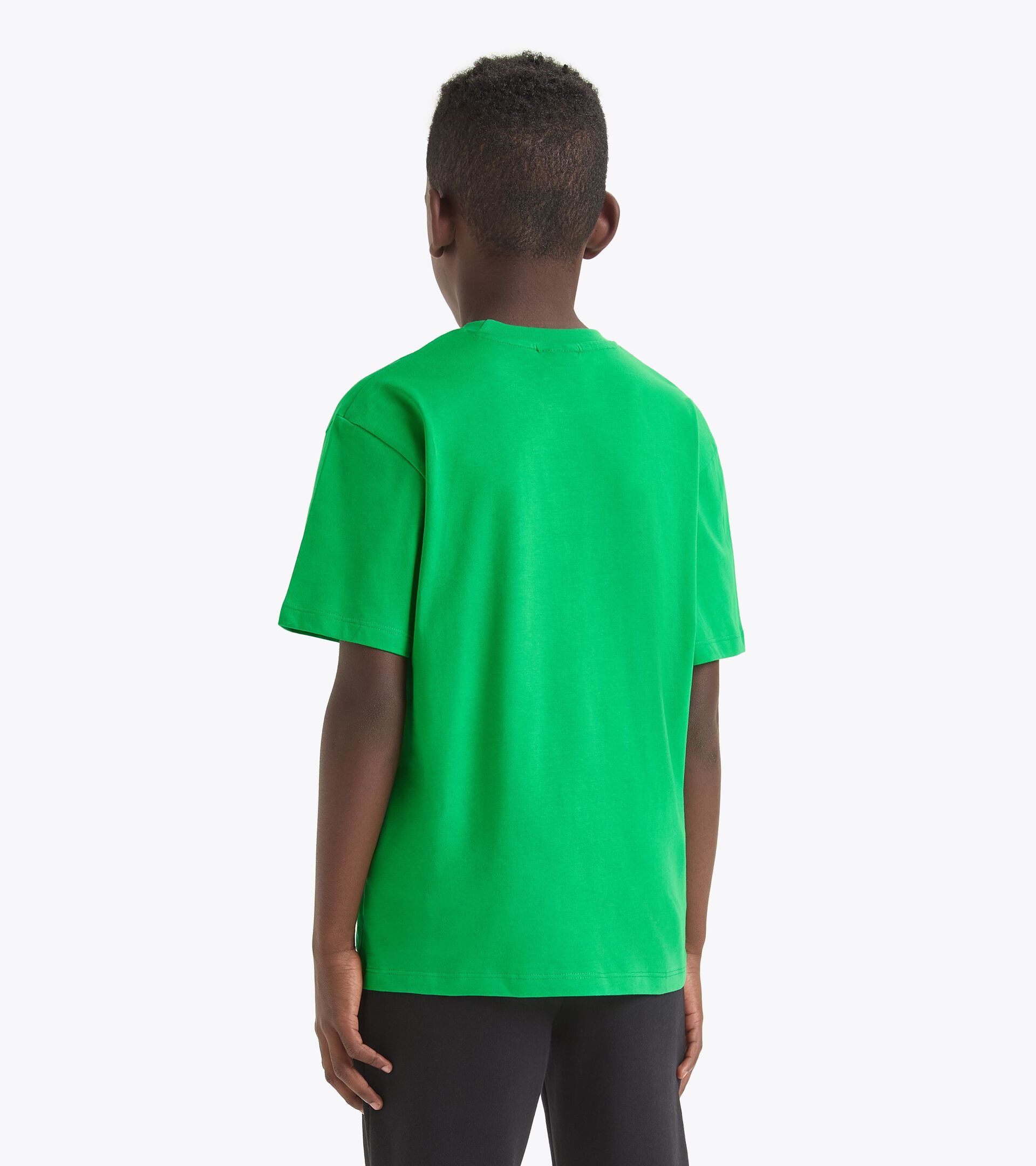 Camiseta con logotipo a contraste - Niño/Adolescente
 JB. T-SHIRT SS FREGIO VERDE VENENO - Diadora