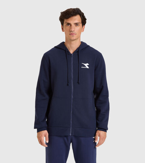 Apparel Sport UOMO HOODIE FZ CORE BLU CLASSICO Diadora