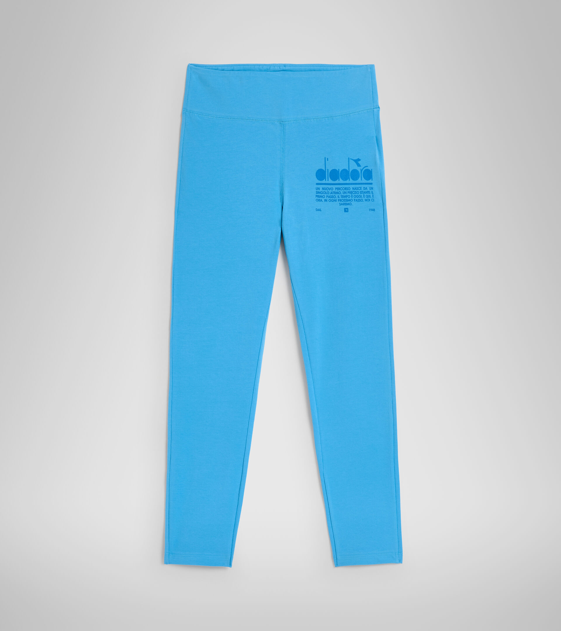 Stretch leggings - Women L. LEGGINGS MANIFESTO SKY BLUE INTENSE - Diadora