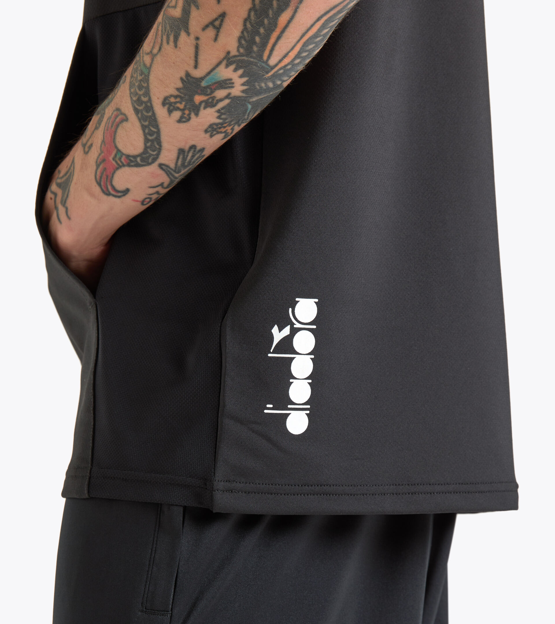 Chaleco de entrenamiento - Hombre HD SL T-SHIRT BUDDYFIT NEGRO - Diadora