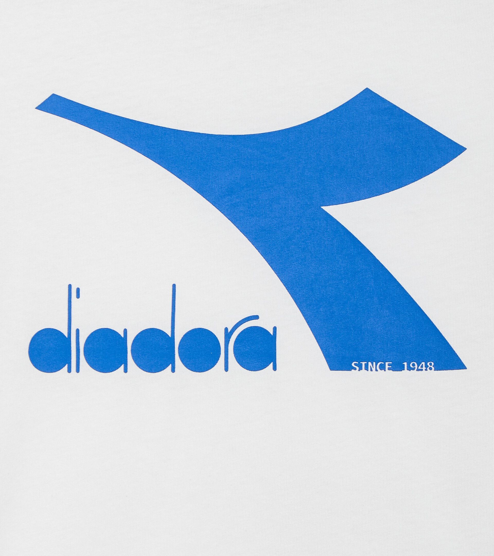 Sports T-shirt - Kids JU.T-SHIRT SS BL WHITE/PRINCESS BLUE (C3084) - Diadora