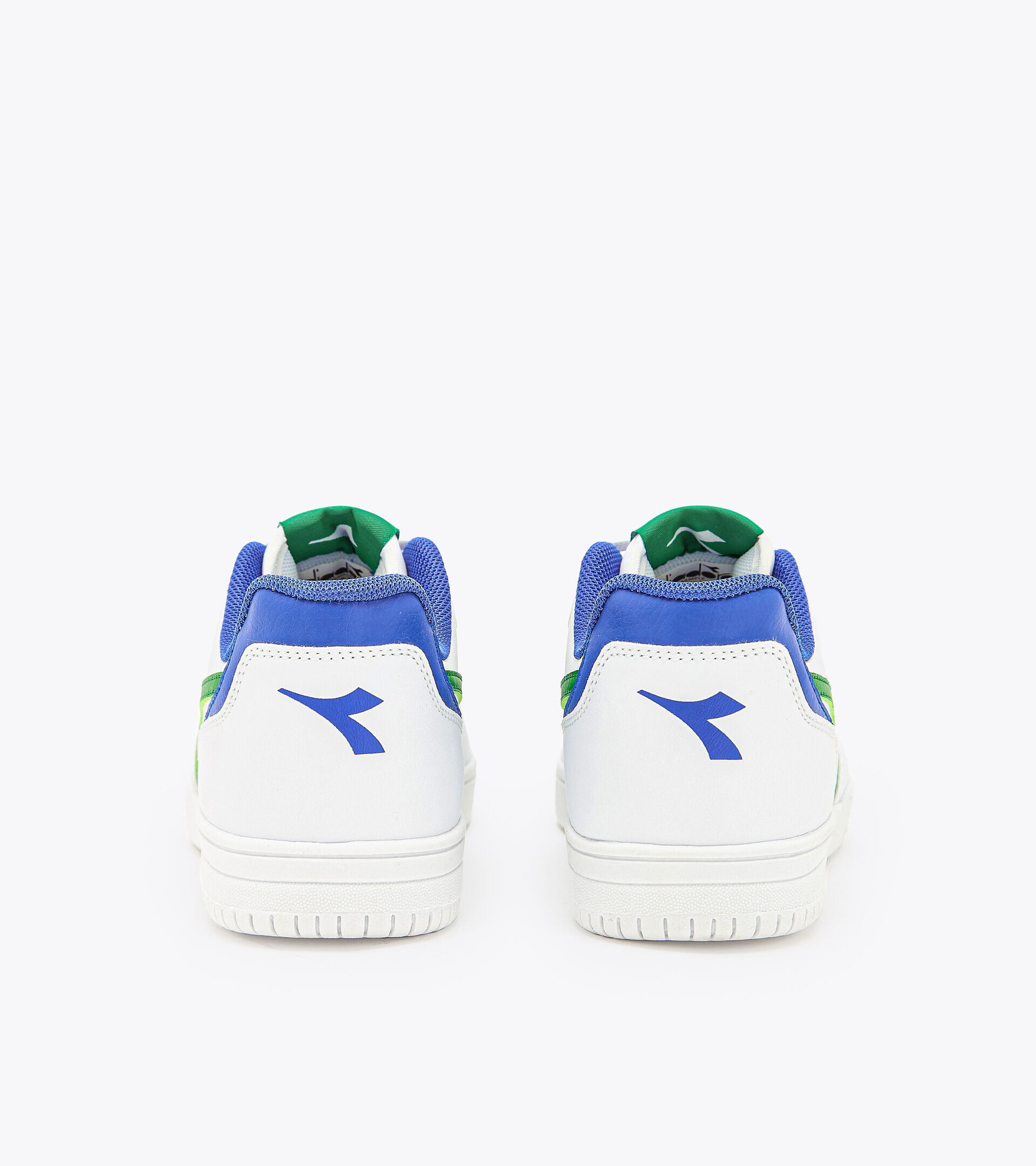 Sports shoes - Youth 8-16 years RAPTOR LOW GS WHITE/JOLLY GREEN - Diadora