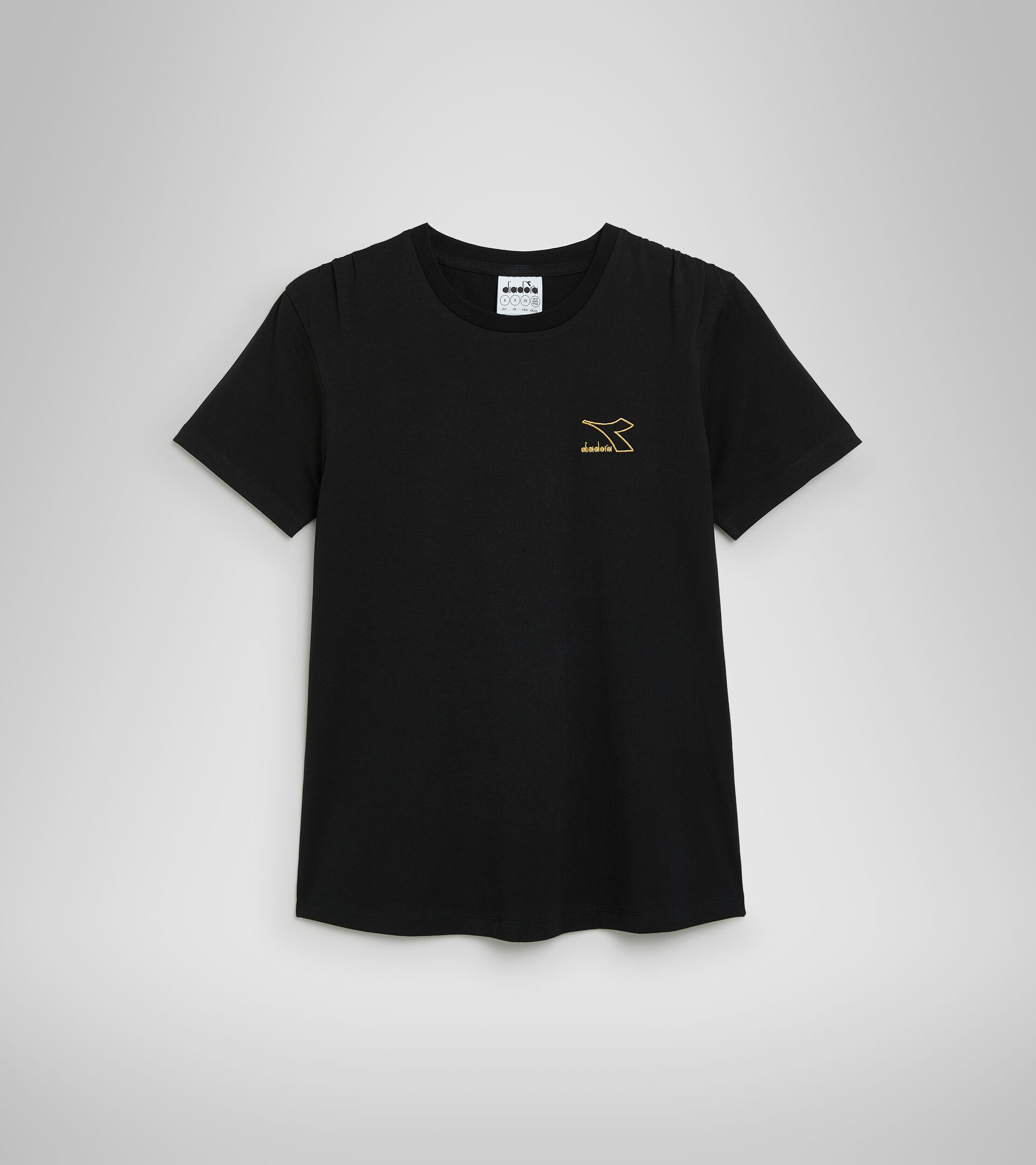 Sports T-shirt - Women L.T-SHIRT SS FLOUNCE BLACK - Diadora