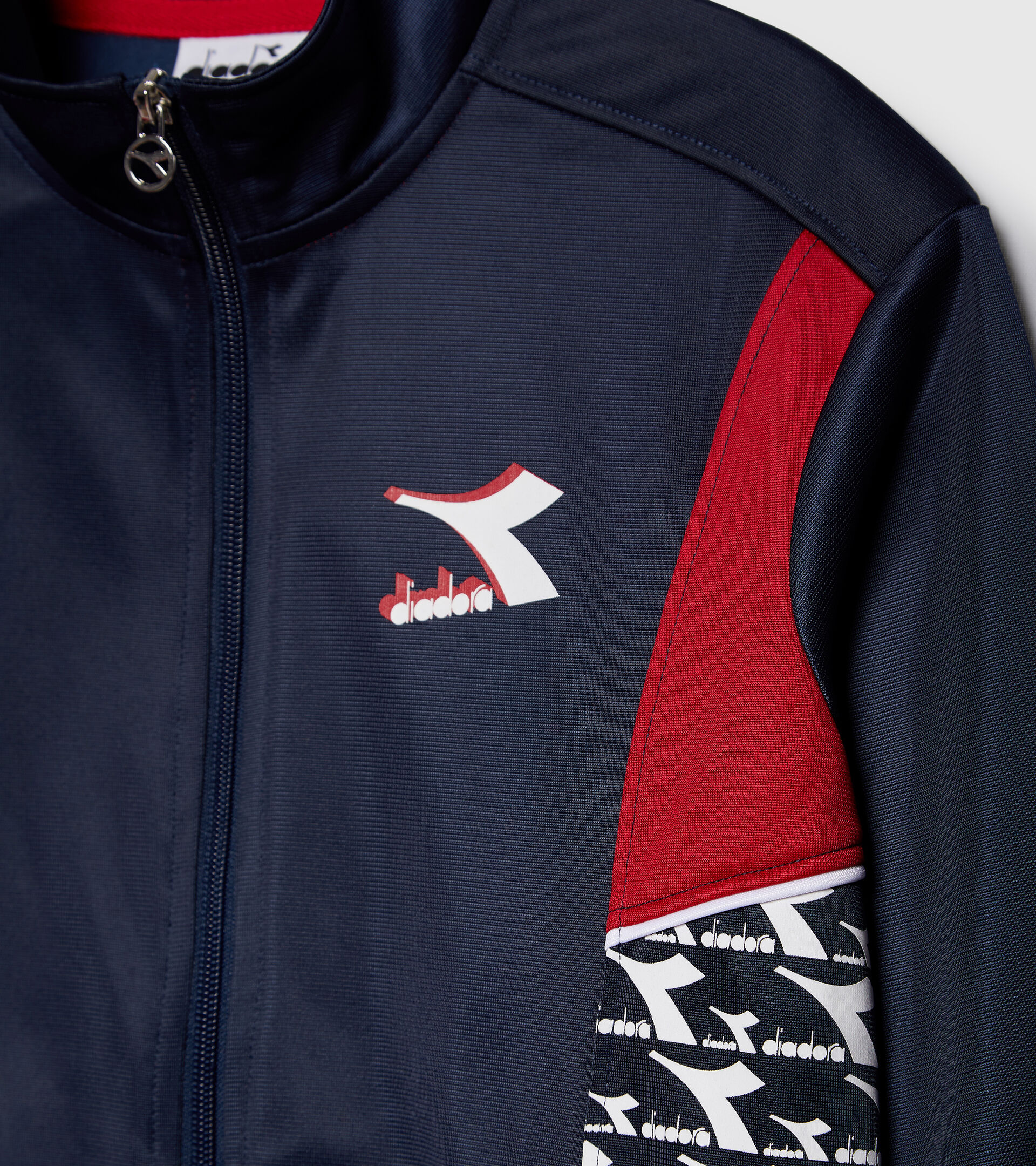 Apparel Sport BAMBINO JU. LIGHT FZ TRACKSUIT CUBIC AZUL CHAQUETON Diadora