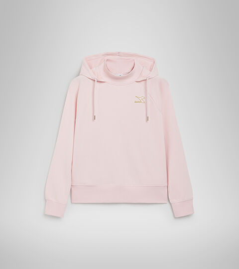 L. HOODIE FLOUNCE, CRISTAL ROSE Sweat-shirt à capuche - Femme L. HOODIE FLOUNCE CRISTAL ROSE - Diadora