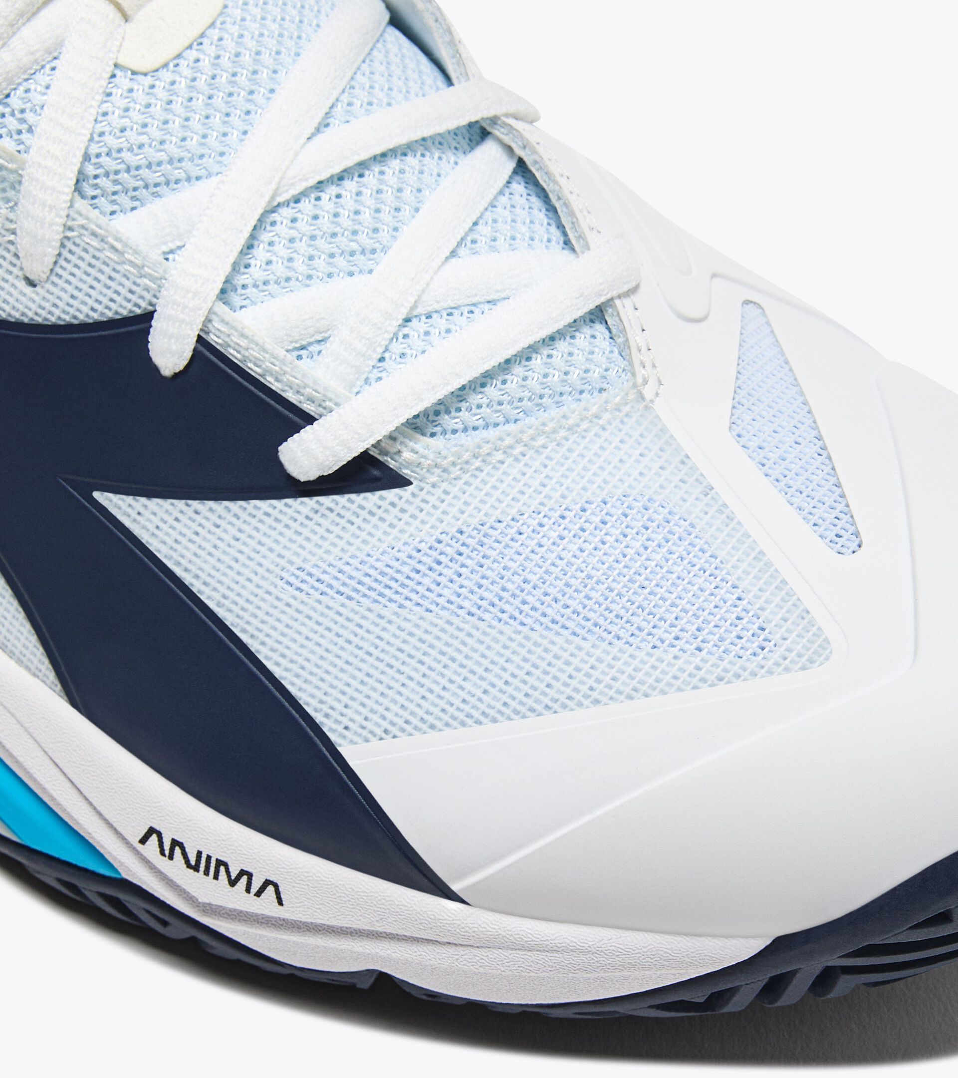 Tennis shoe for hard surfaces and clay courts - Stability - Men’s B.ICON 3 AG WHITE/BLUE CORSAIR - Diadora