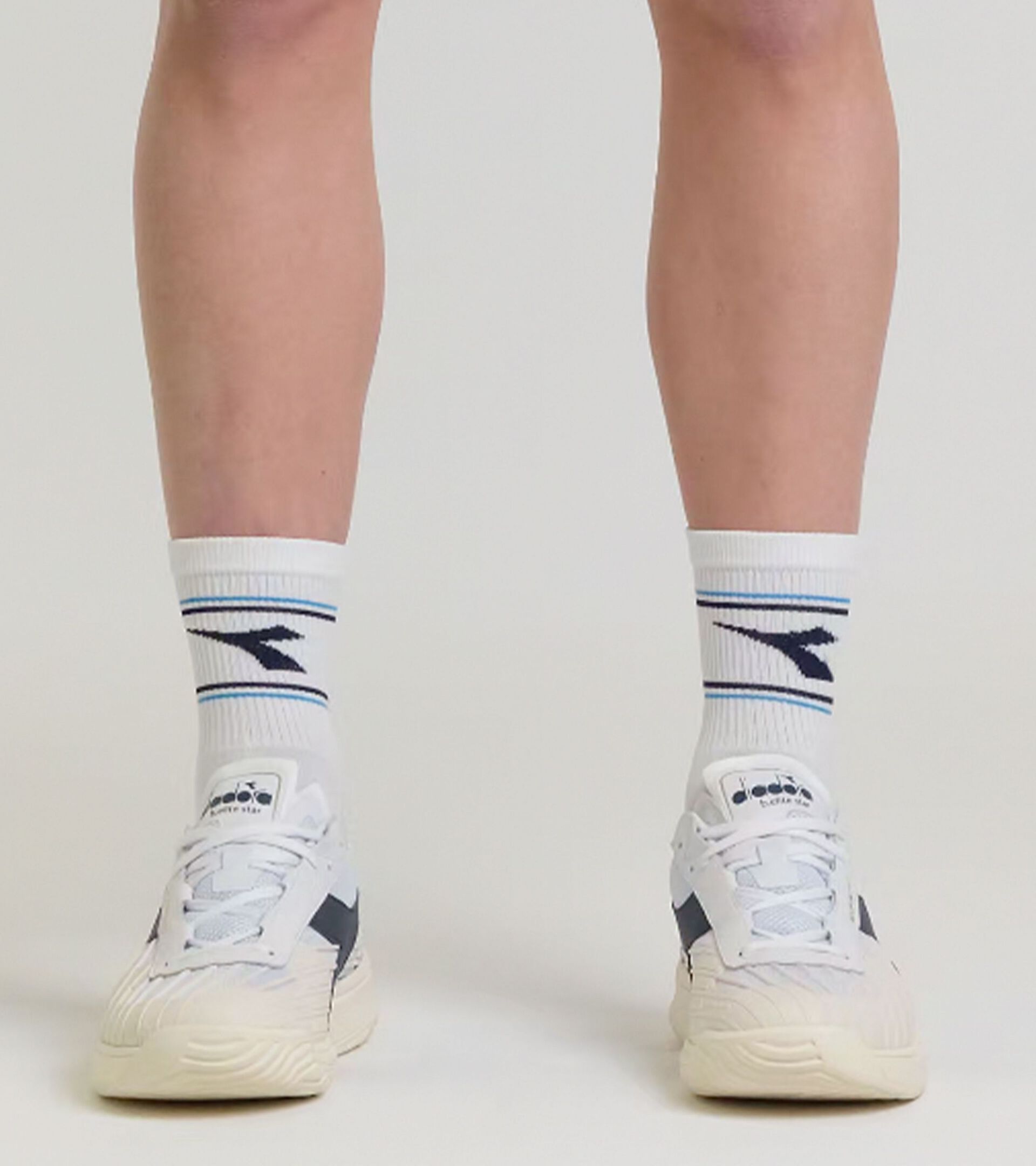 Made In Italy tennis shoe - All-gender B. ELITE STAR WHITE/BLUE CORSAIR - Diadora
