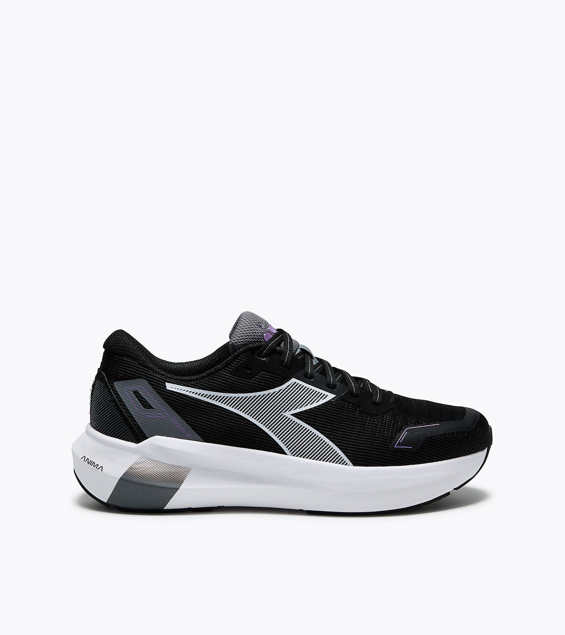 Neutral Running Shoe - Women&rsquo;s STRADA 4 W BLACK/WHITE (C7406) - Diadora