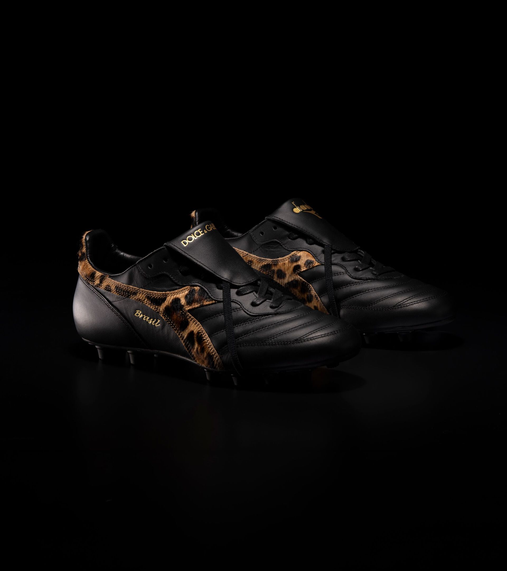 Football boot - Dolce&Gabbana x Diadora - Made in Italy BRASIL DOLCE&GABBANA BLACK - Diadora