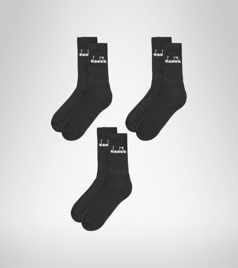 Pack de calcetines tobilleros - Unisex  U.MID SOCKS 3-PCS PACK NEGRO - Diadora