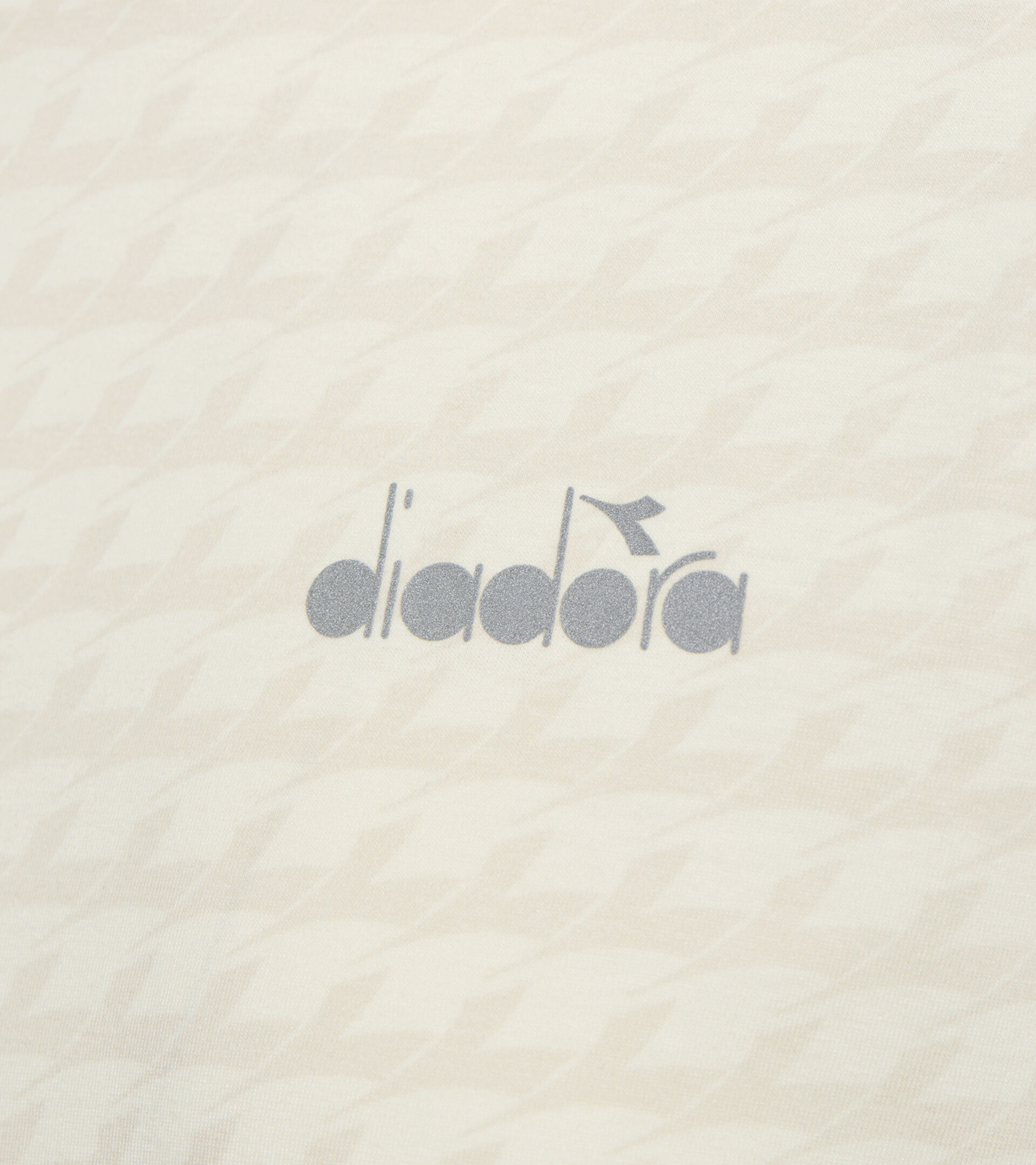 Sports T-shirt - Women L. SS T-SHIRT PLUS BE ONE ALL OVER WHISPER WHITE - Diadora