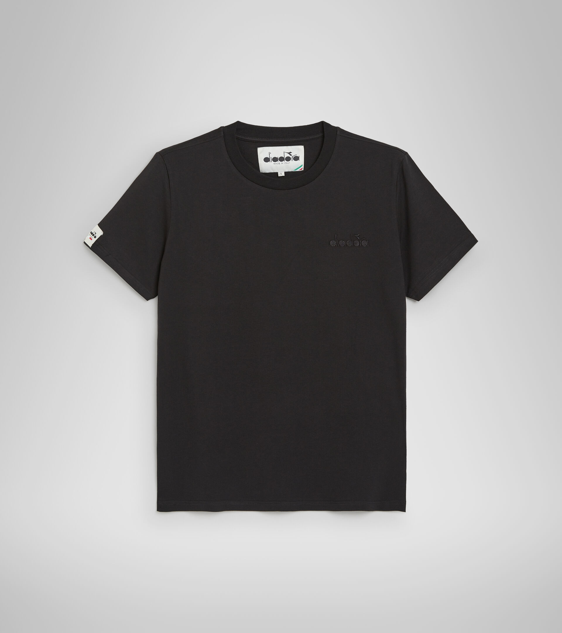 Cotton T-shirt - Made in Italy - Men T-SHIRT SS MII BLACK - Diadora